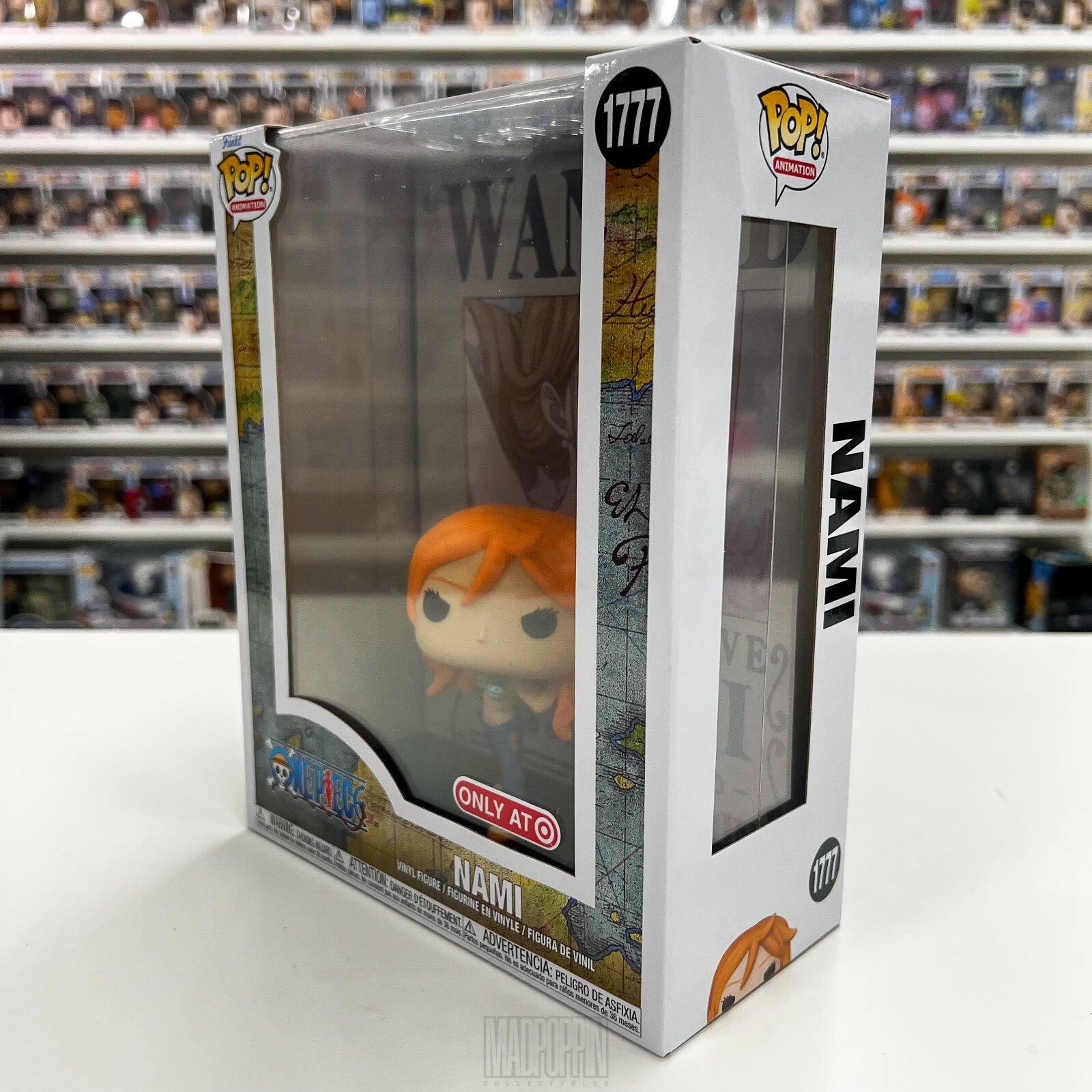 Funko Pop Anime One Piece Nami Wanted Poster Target Straw Hat Pirates 1777