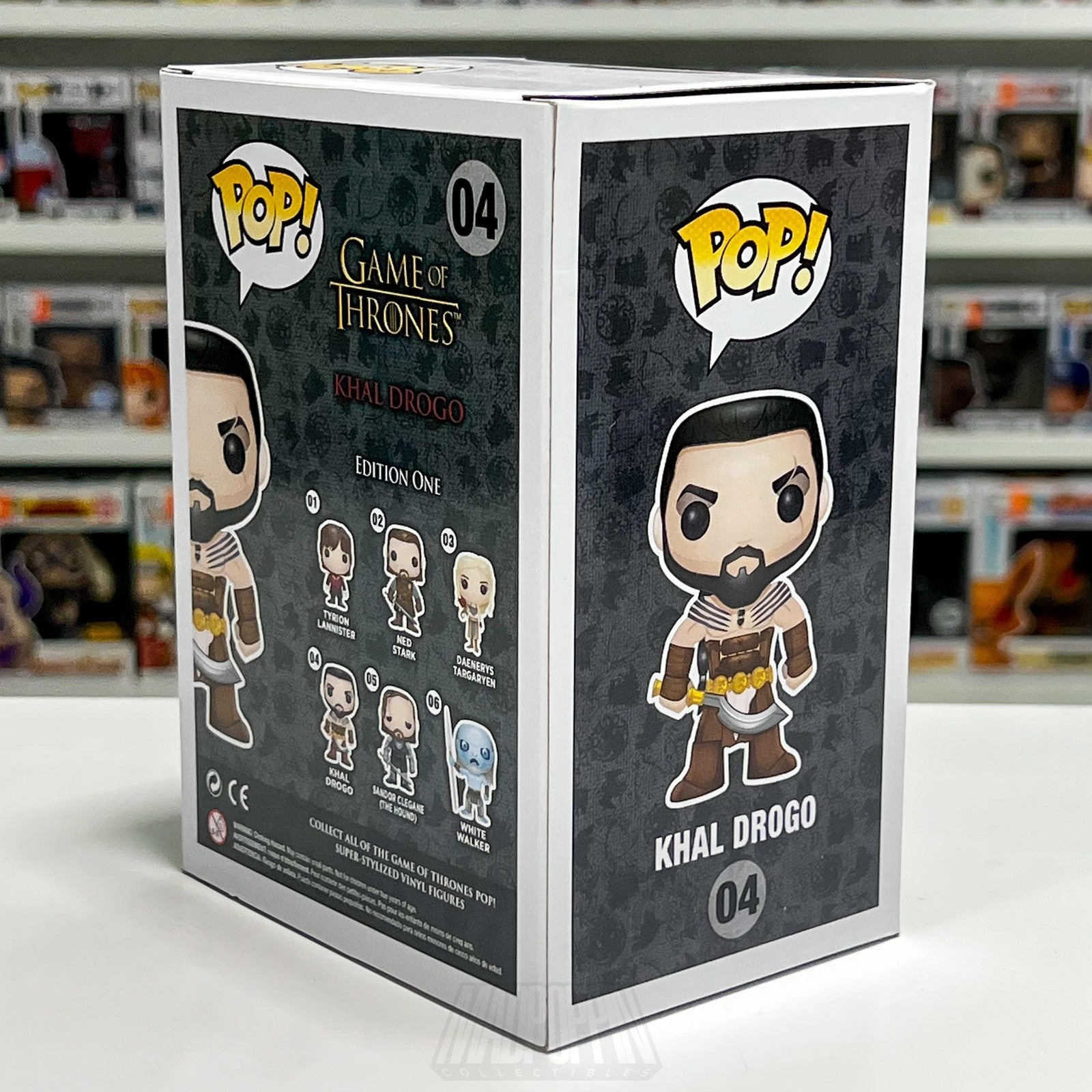 Funko Pop Game of Thrones Great Khal Drogo 04 Dothraki Vinyl Figure HBO Toy MIB