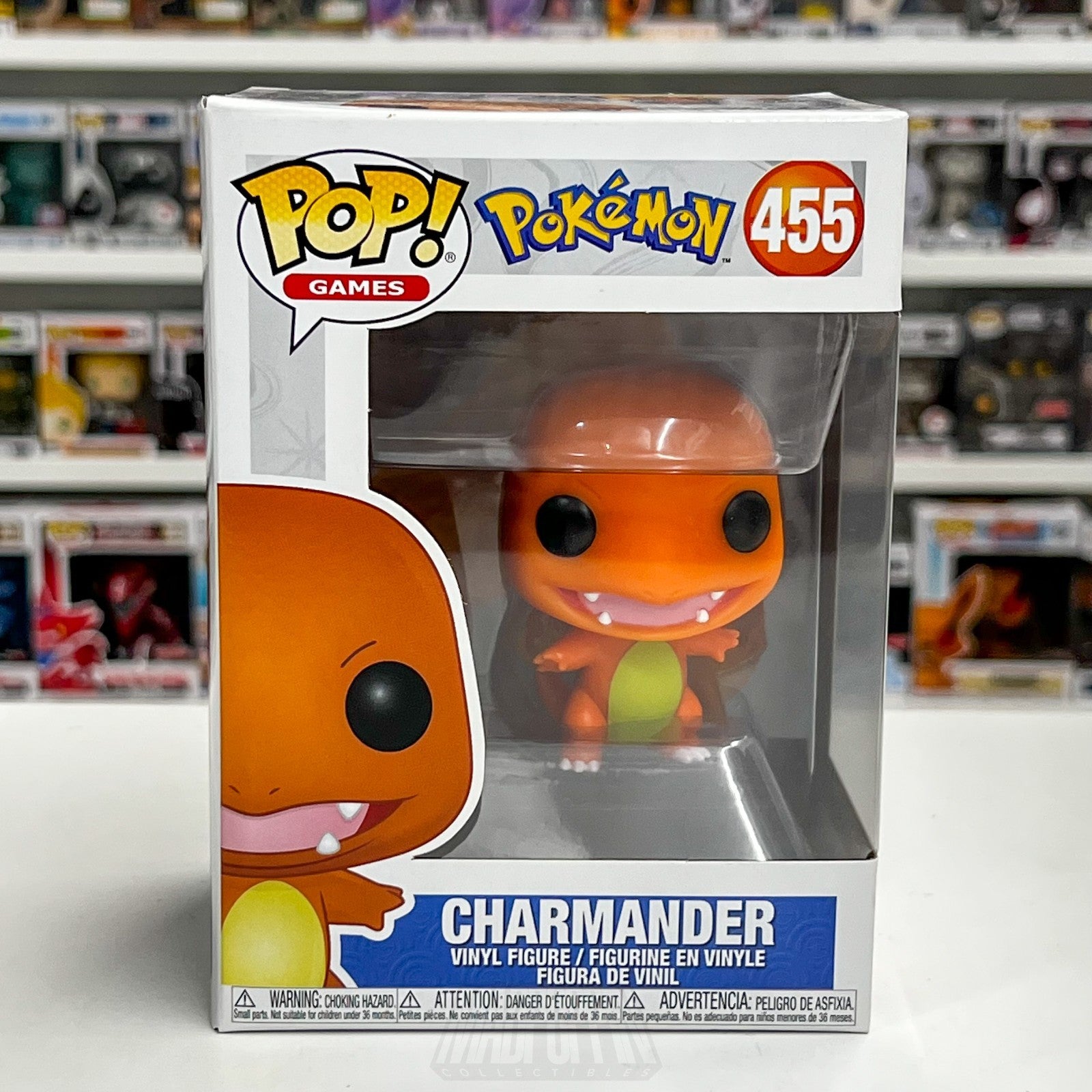 Funko Pop Video Games Pokemon Charmander 455 TCG Trading Cards Toy Vinyl Figure0