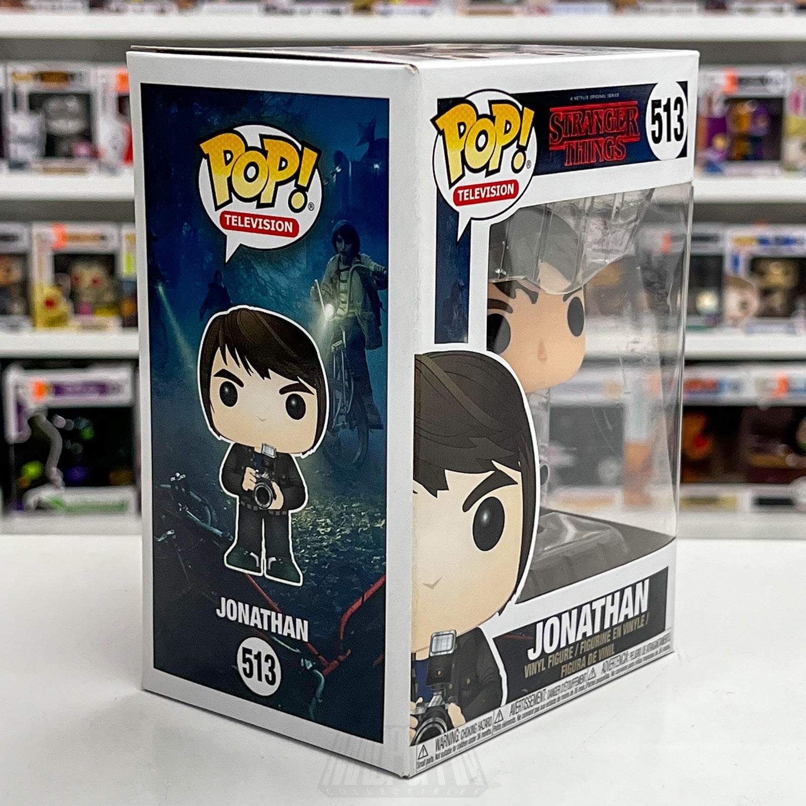Funko Pop Television Stranger Things Jonathan Byers w/Camera 513 Figure Horror5