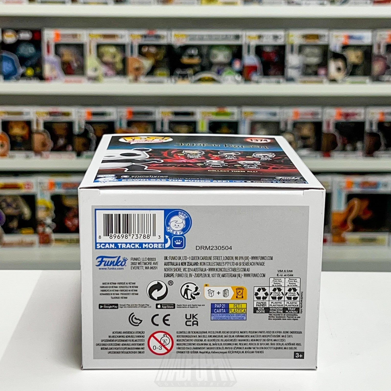 Funko Pop Jujutsu Kaisen Panda 1374 Flocked Entertainment Earth Vinyl Anime