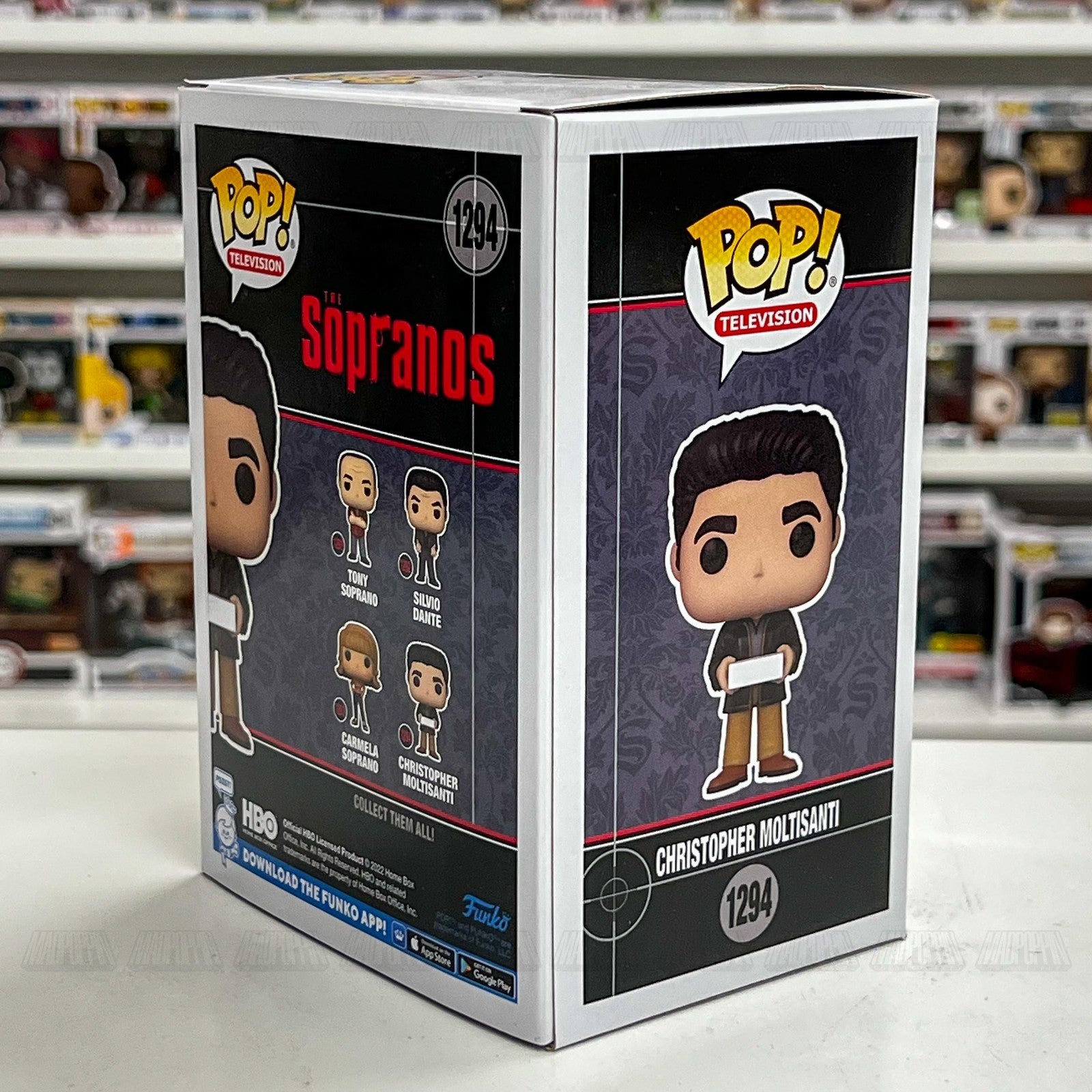 Funko Pop Television The Sopranos Christopher Moltisanti 1294 Vinyl Figure New