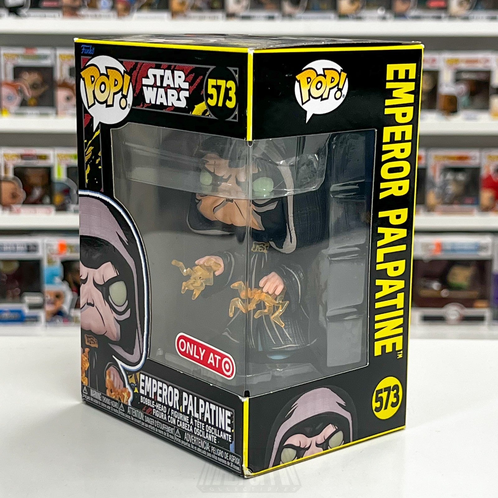 Funko Pop Star Wars Emperor Palpatine Retro Target 573 Sith Lord Vinyl Figure1