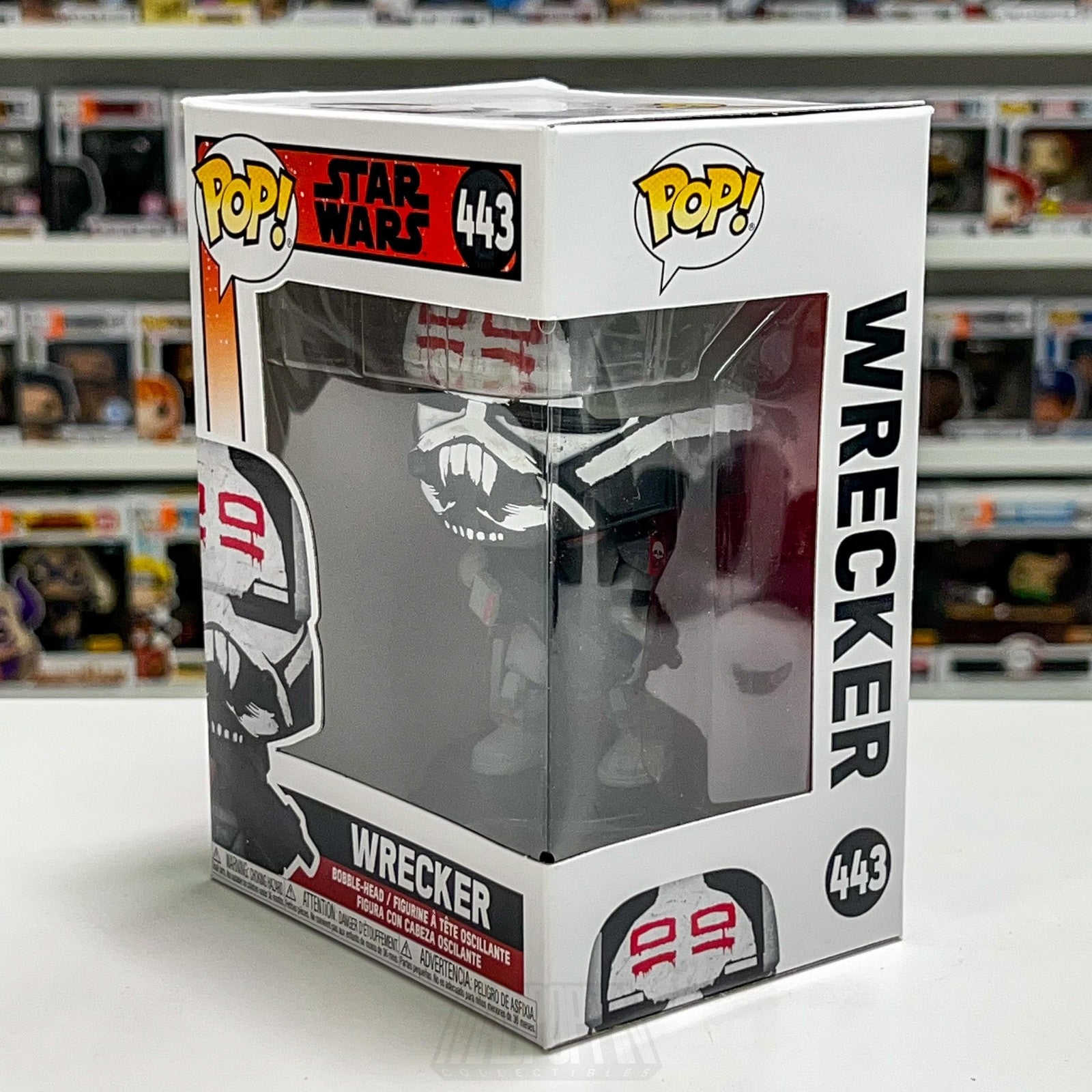 Funko Pop Star Wars The Bad Batch Wrecker 443 BobbleHead Figure Clone Troopers
