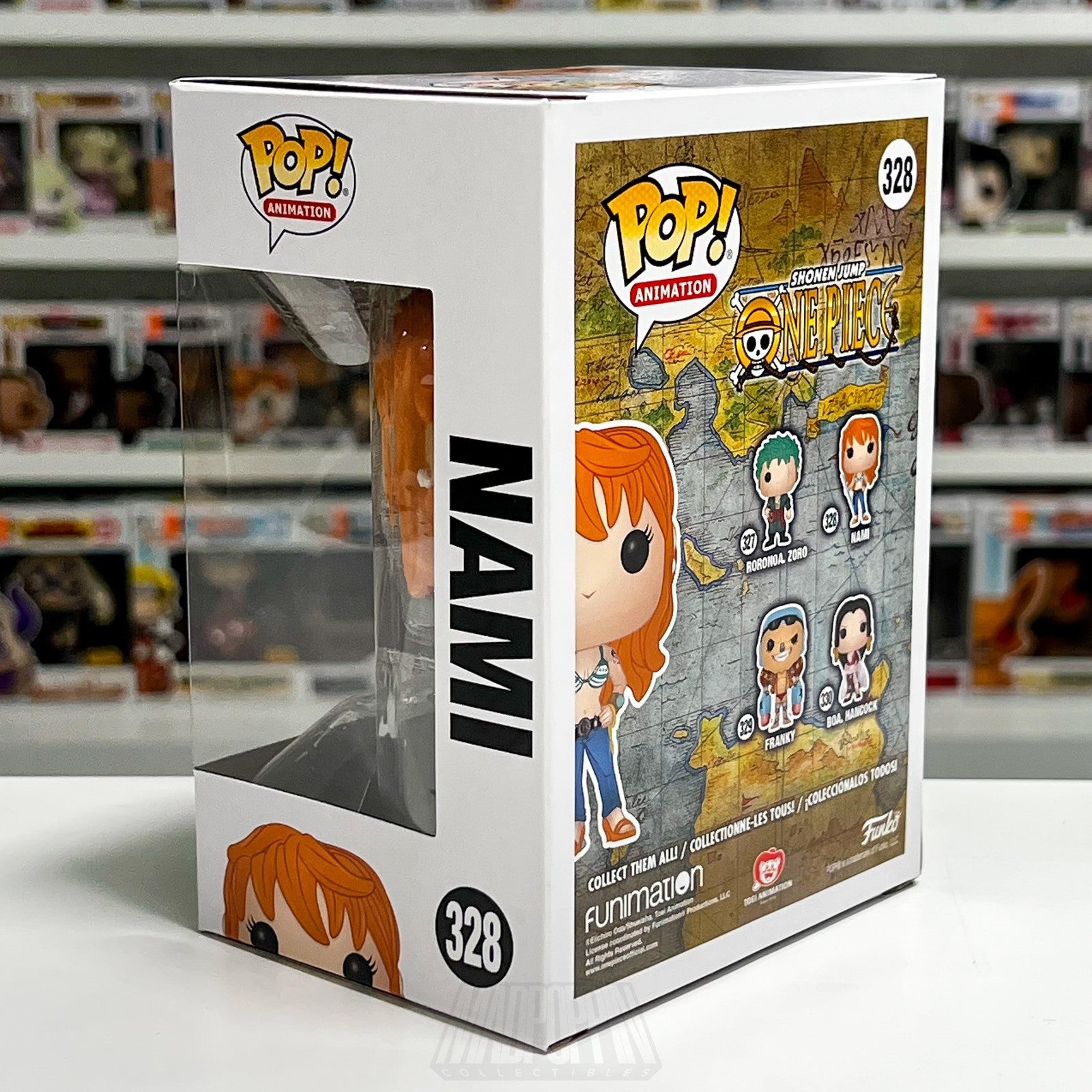 Funko Pop! Animation One Piece Nami #328 Vinyl Figure Anime Manga New in Box