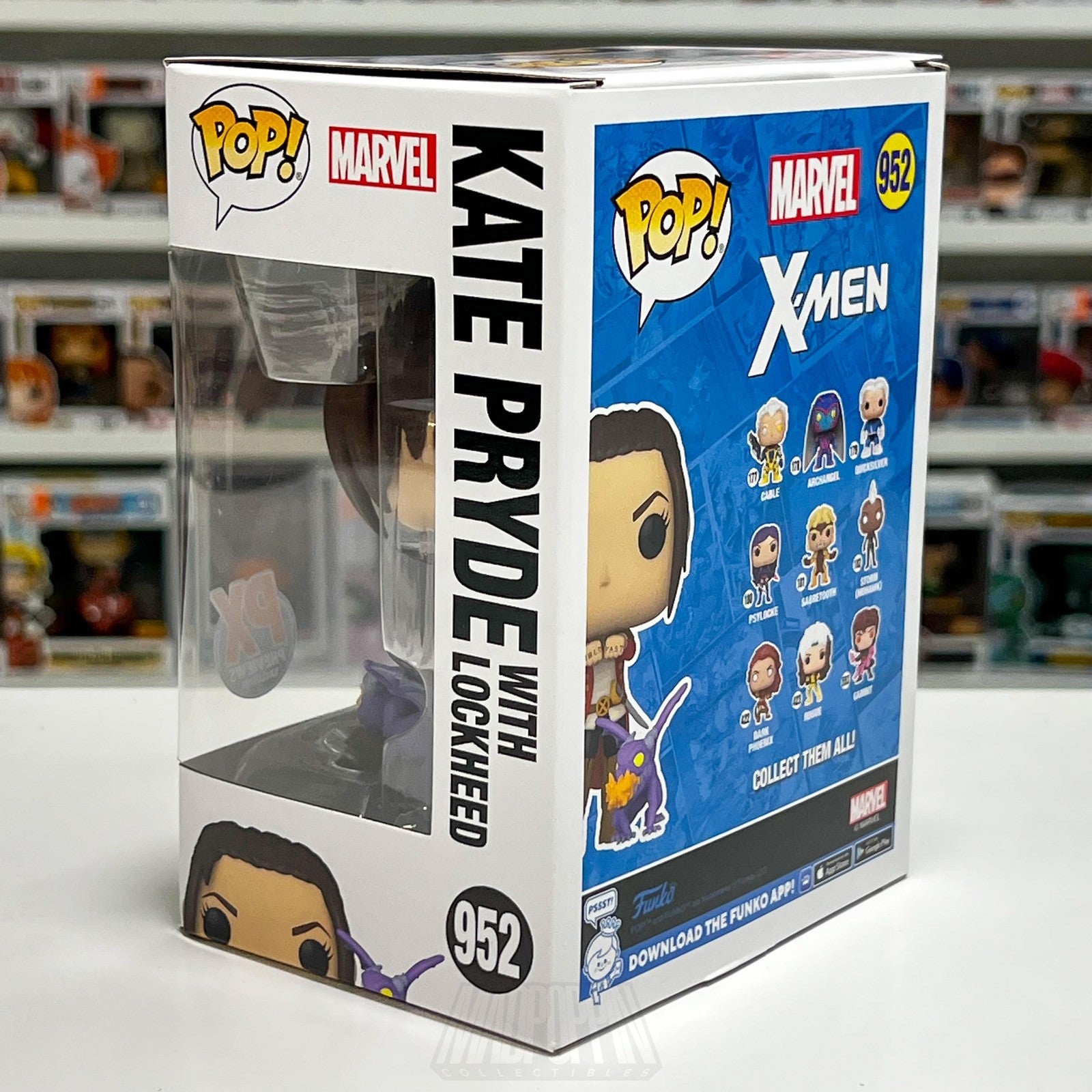 Funko Pop Marvel X-Men 952 Kate Pryde Lockheed PX Previews Exclusive NIB Toy