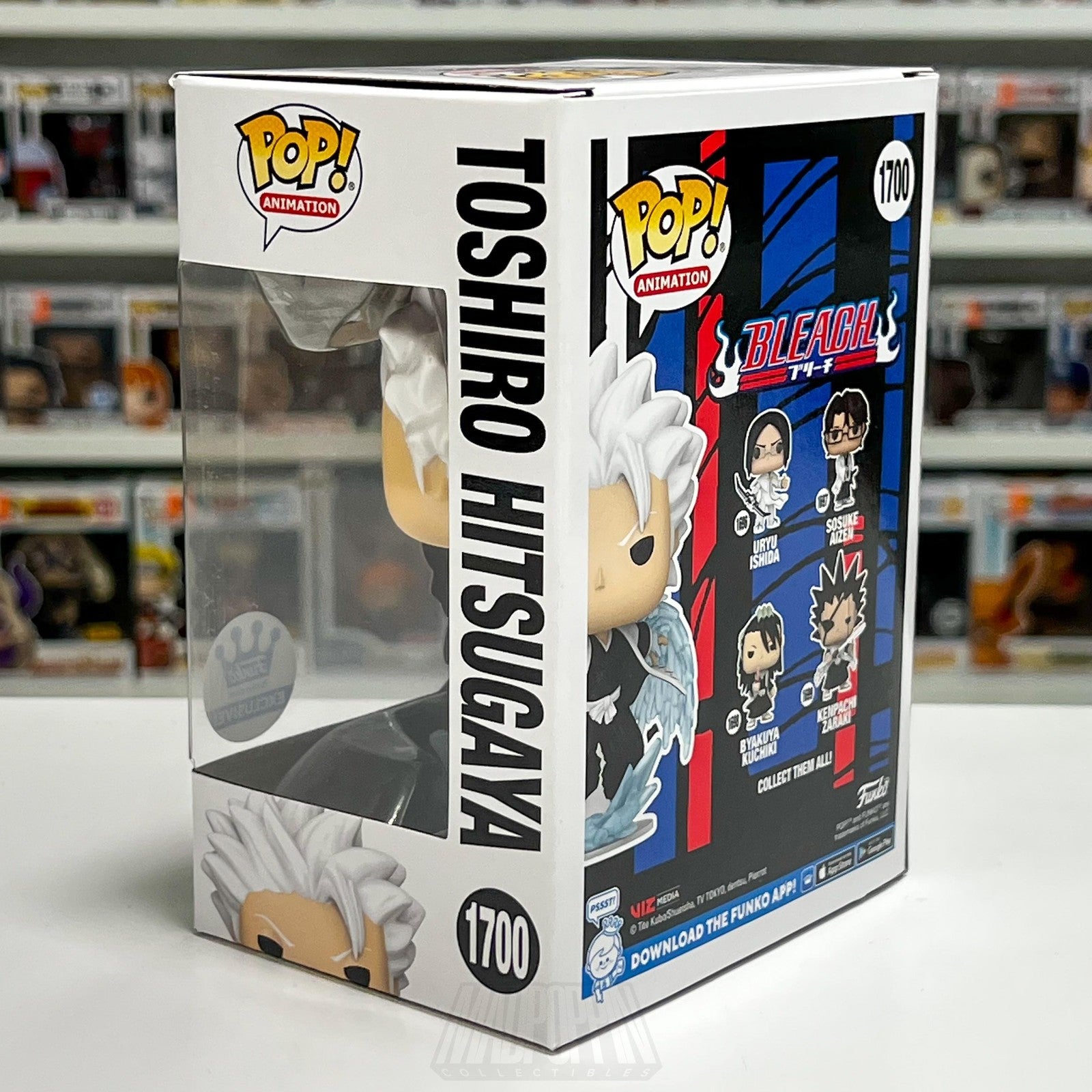 Funko Pop Bleach Toshiro Hitsugaya #1700 Funko Shop Exclusive Vinyl Figure Anime