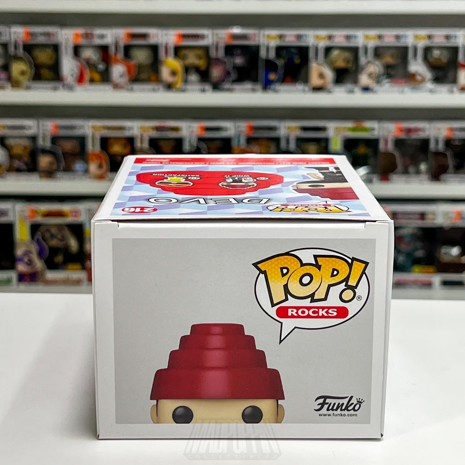 Funko Pop! Rocks Devo Whip It 216 Vinyl Figure Pop Vinyl New In Box 2021 Band
