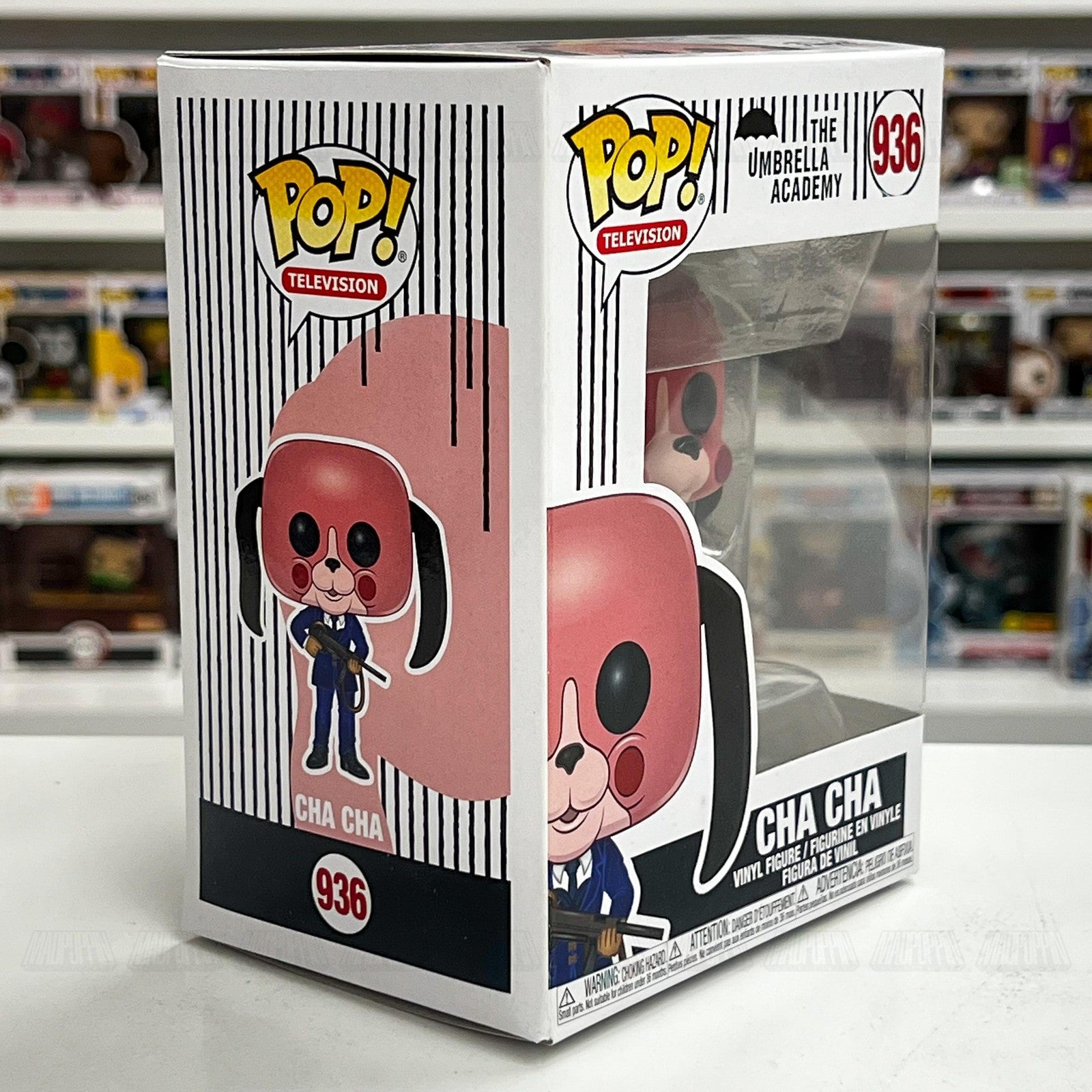 Funko Pop Television Umbrella Academy Cha Cha #936 Vinyl Figure Netflix New