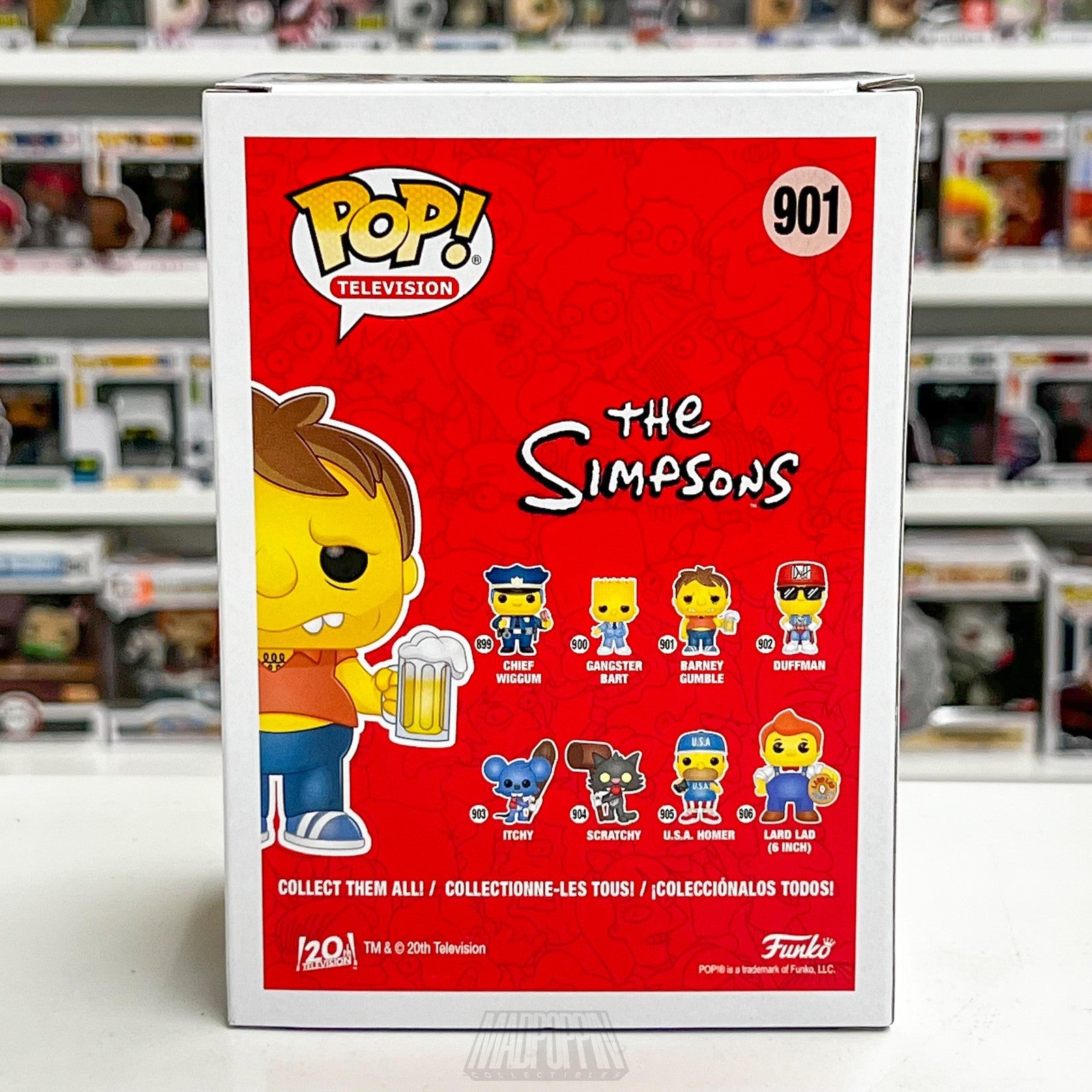 Funko Pop TV The Simpsons Barney Gumble #901 Vinyl Figure New IN BOX Collectible