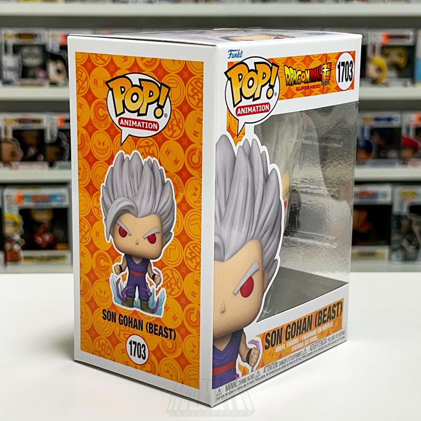 Funko Pop Animation Dragon Ball Super Son Gohan Beast 1703 Figure Anime Toy NIB