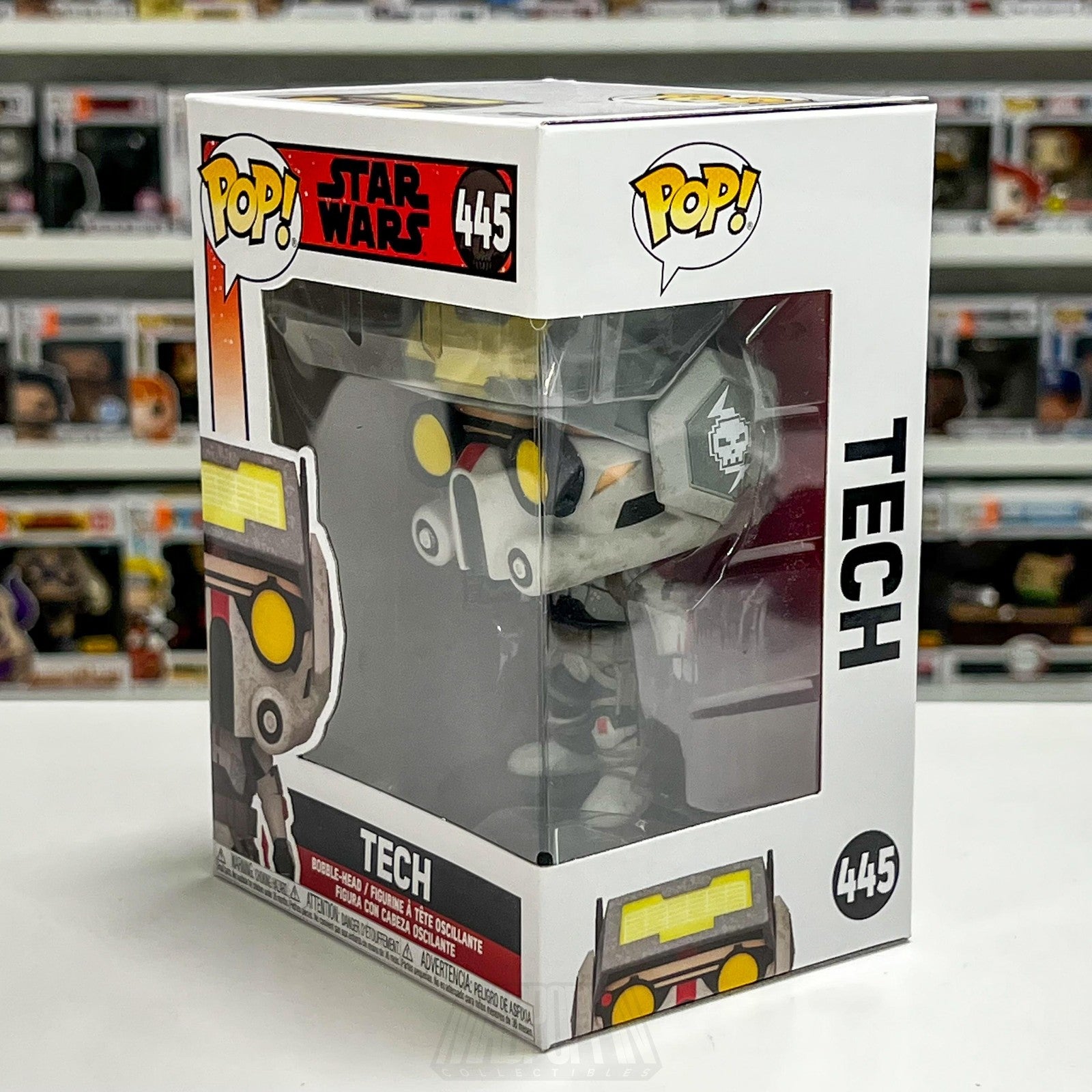 Funko Pop Star Wars The Bad Batch Tech 445 Bobble-Head Vinyl Figure New in Box