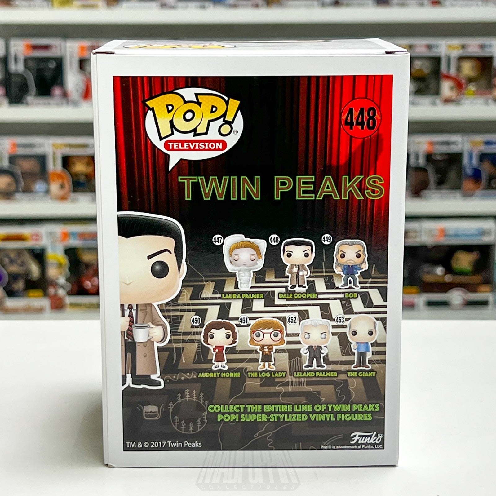 Funko Pop Television Twin Peaks Dale Cooper FBI Agent Vaulted 448 Coffee Mug ABC
