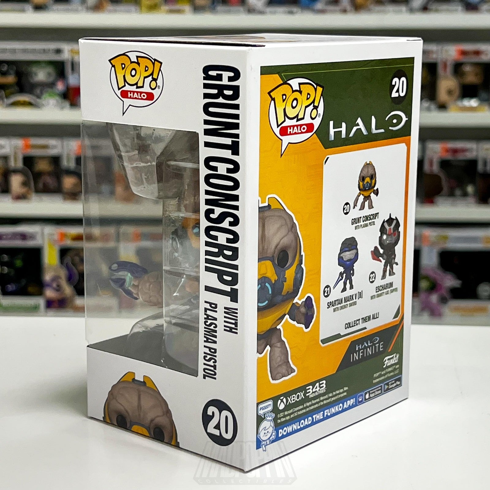 Funko Pop! Halo 20 Grunt Conscript Plasma Pistol Vinyl Figure Halo Infinite Toy