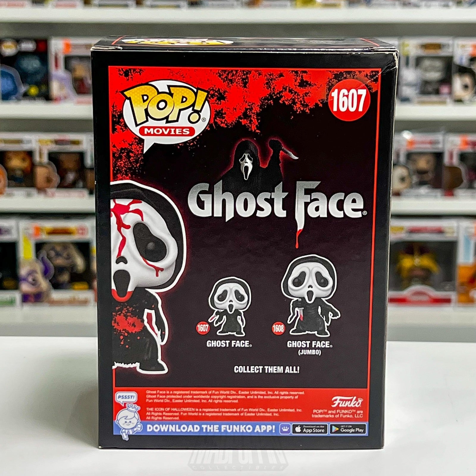 Funko Pop Ghost Face Bloody Scream 1607 Hot Topic Scare Fair 24 Horror Movie