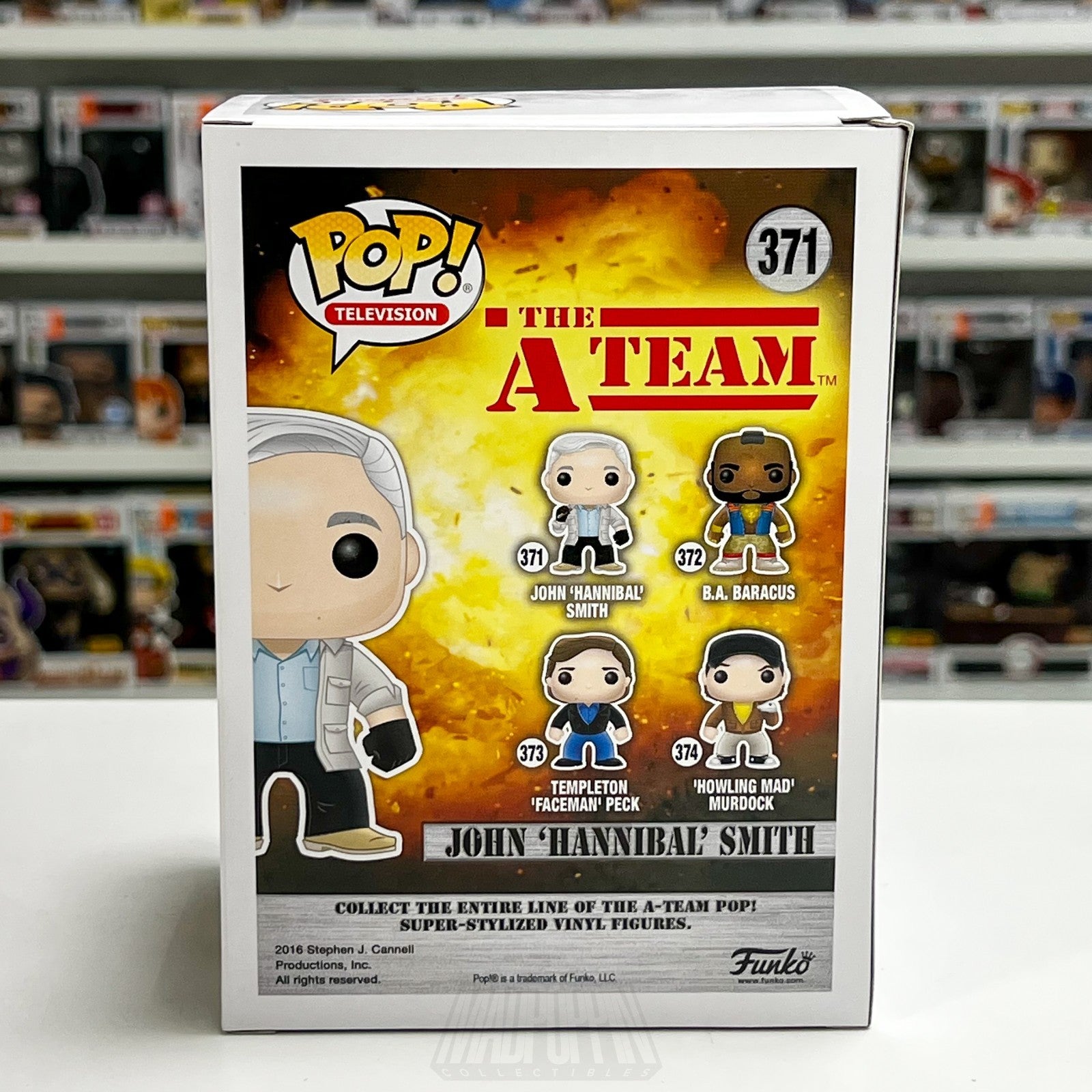 Funko Pop The A-Team John 'Hannibal' Smith 371 Vinyl Figure TV Collectible New