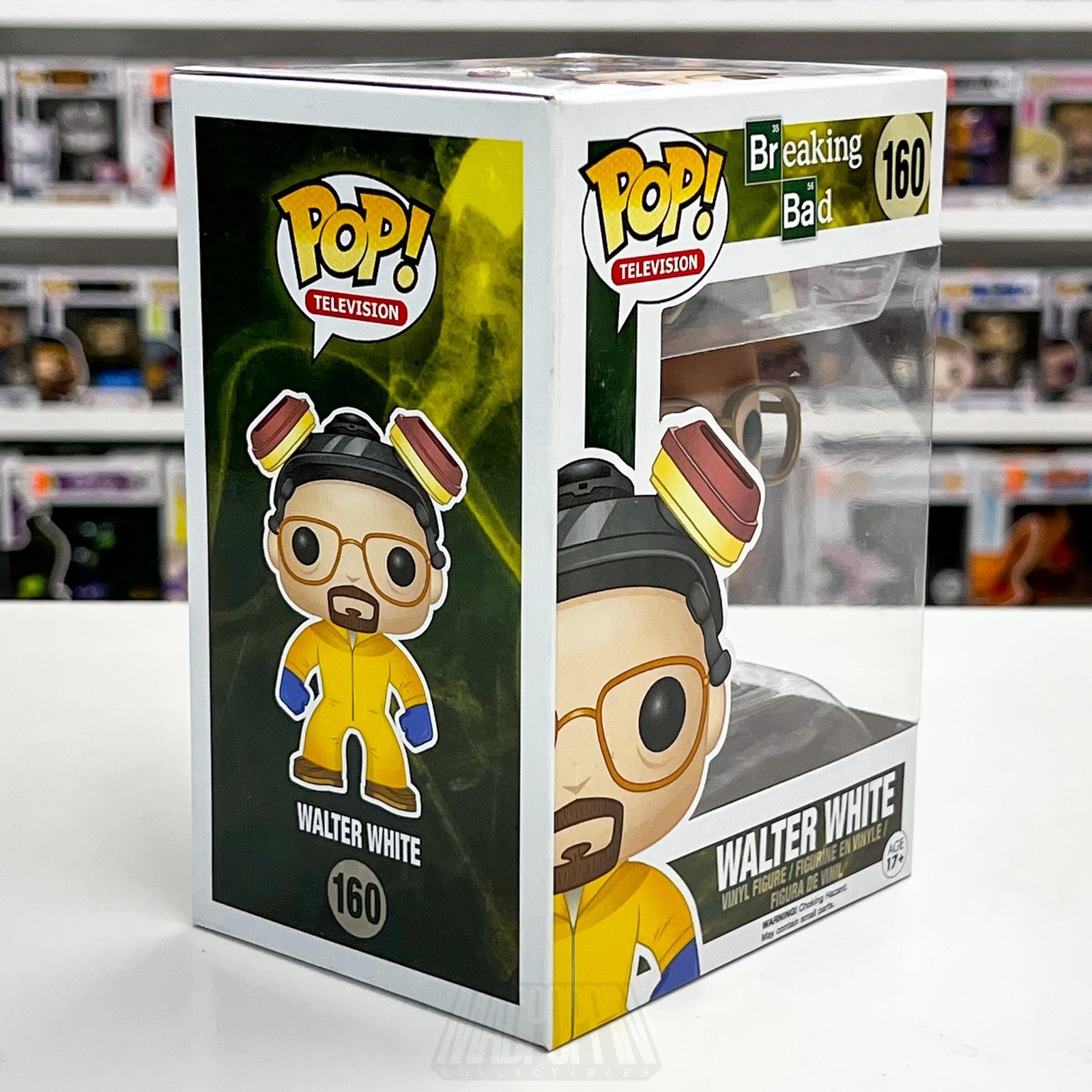 Funko Pop Television Breaking Bad Walter White Hazmat Suit 160 Vinyl Figure AMC5
