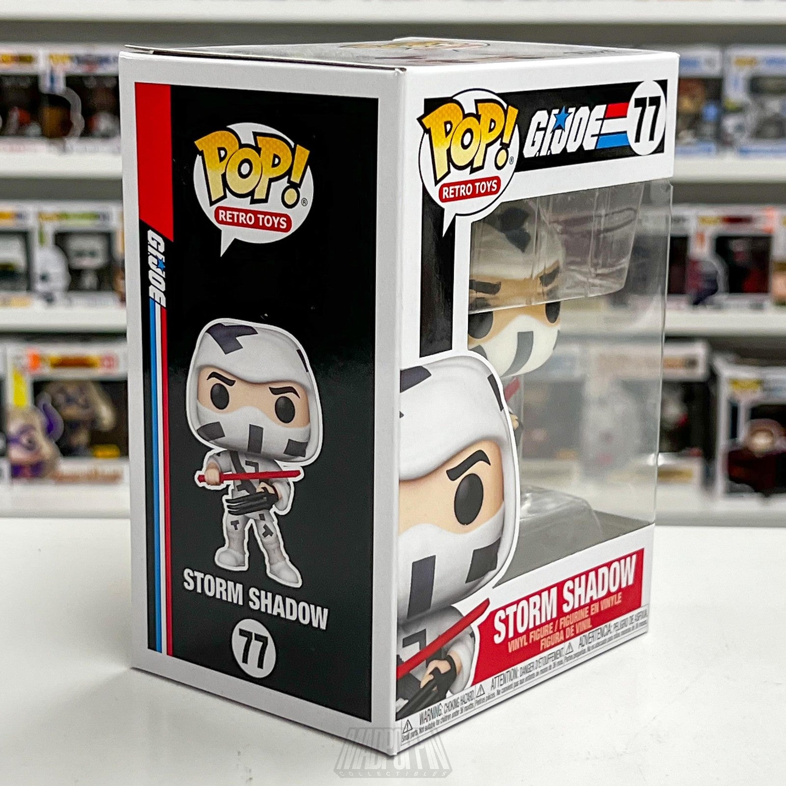 Funko Pop GI Joe Storm Shadow #77 Retro Toys Vinyl Figure New in Box Collector