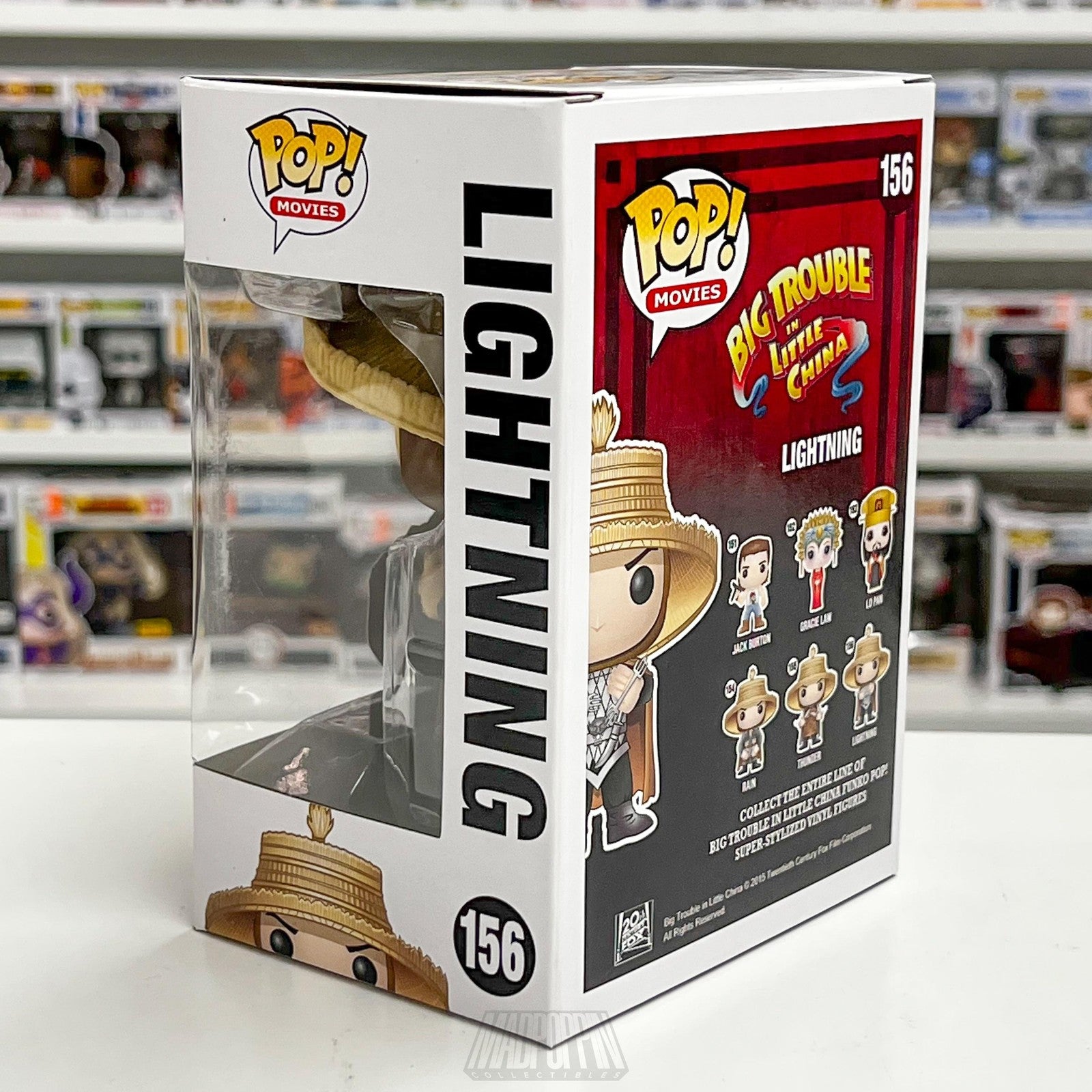 Funko Pop Lightning 156 Big Trouble in Little China Vinyl Figure New Collectible
