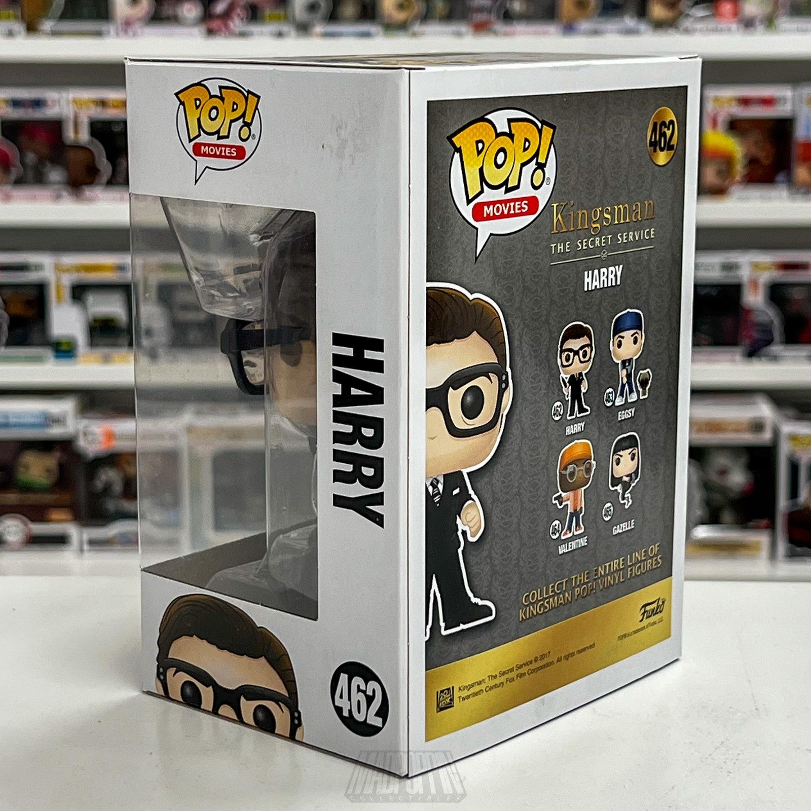 Funko Pop Kingsman The Secret Service Harry 462 Vinyl Figure NIB Collectible