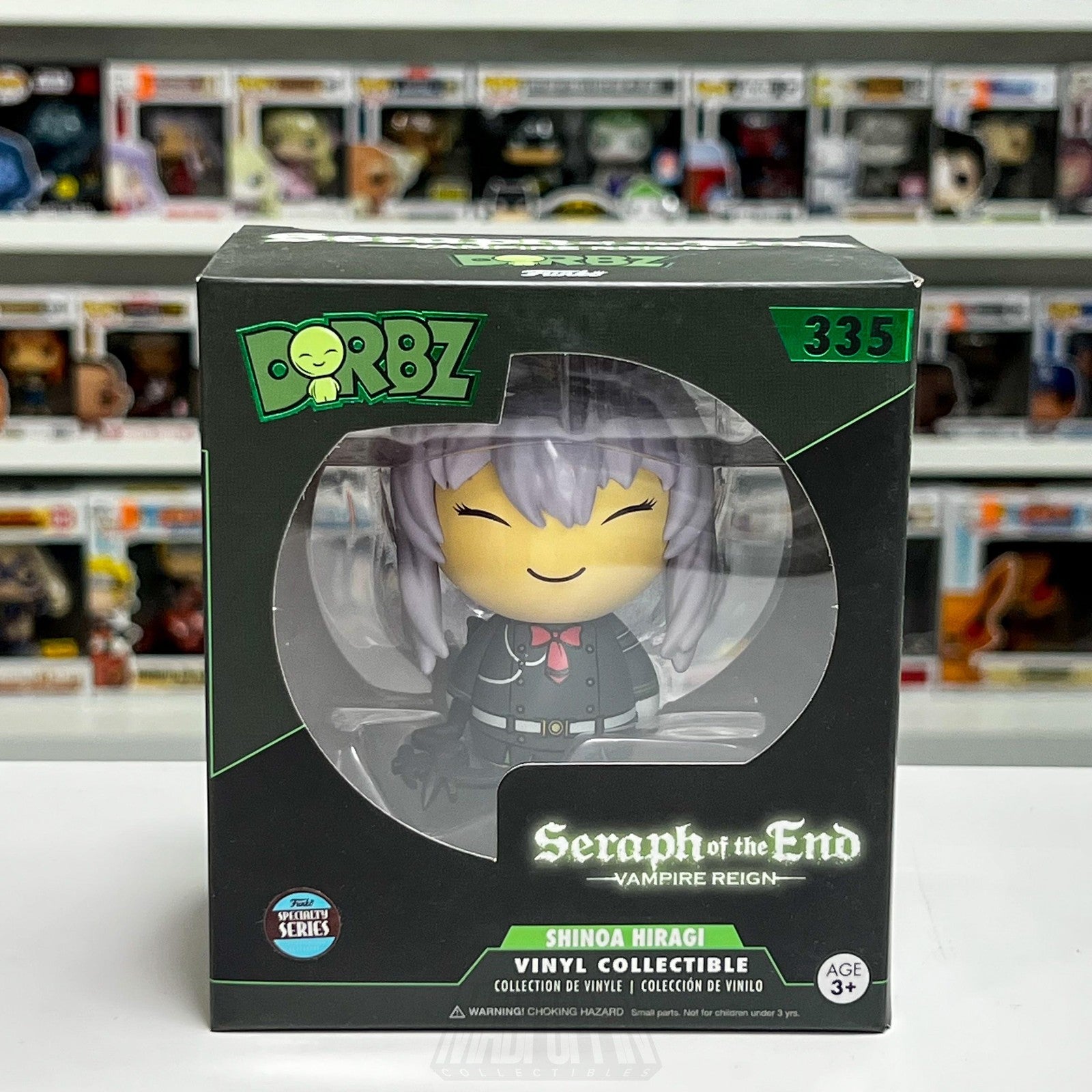 Funko Dorbz Animation Seraph of the End Shinoa Hiragi 335 Specialty Se