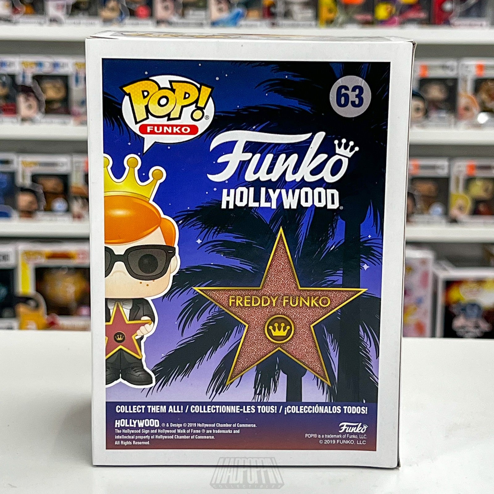 Funko Pop Hollywood Freddy 63 Exclusive Limited Edition Vinyl Figure Collectible
