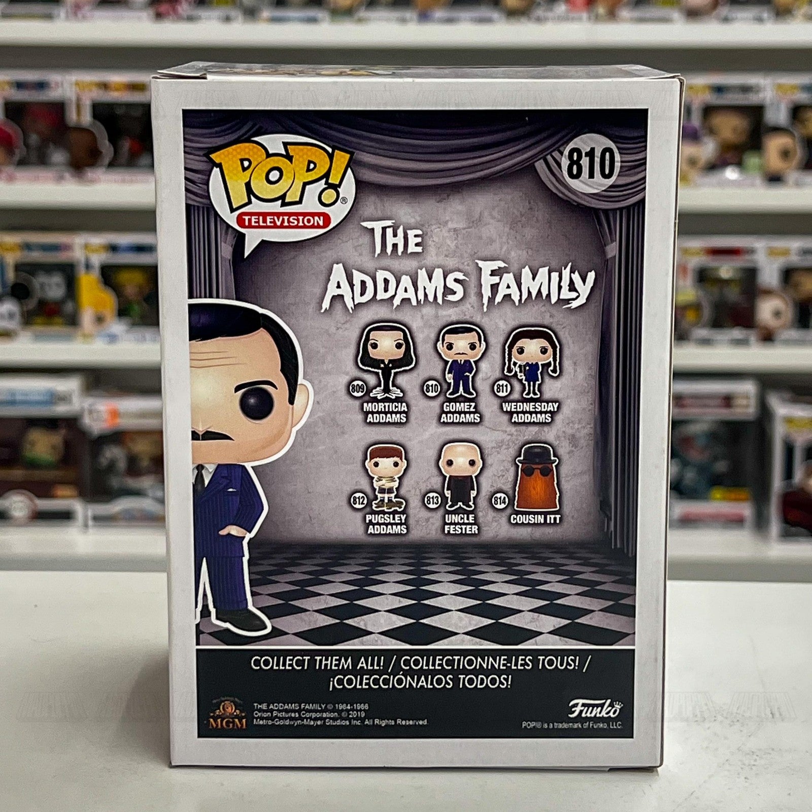 Funko Pop Television Gomez Addams Family Vinyl Figure 810 TV Collectible New