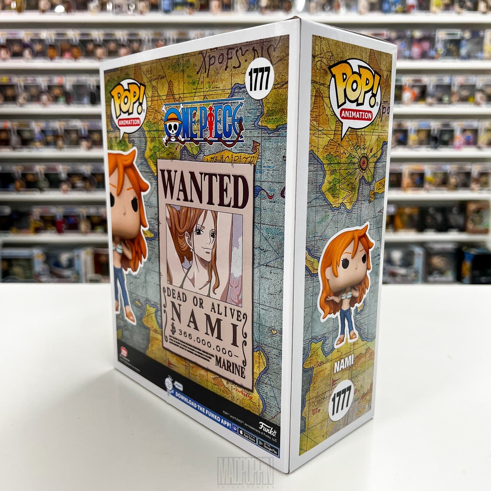 Funko Pop Anime One Piece Nami Wanted Poster Target Straw Hat Pirates 1777
