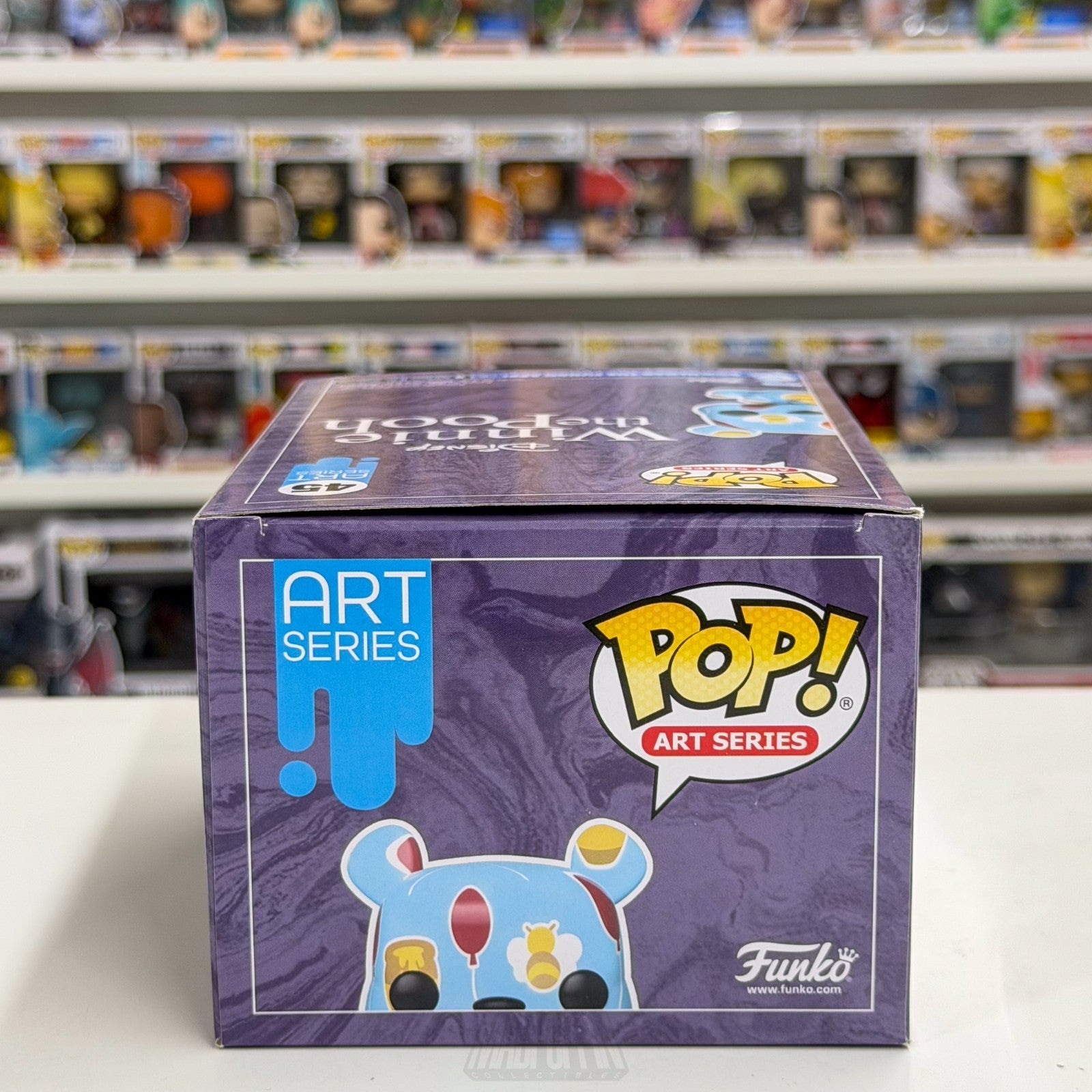 Funko Pop Disney Winnie the Pooh 45 Art Series Signed by Jim Cummings JSA COA6