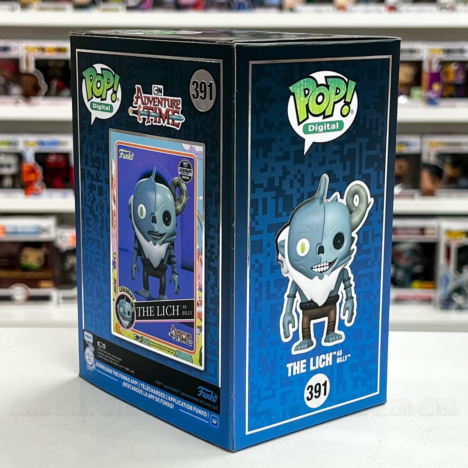 Funko Pop Digital Adventure Time The Lich as Billy 391 Legendary 1900 PCS Vinyl