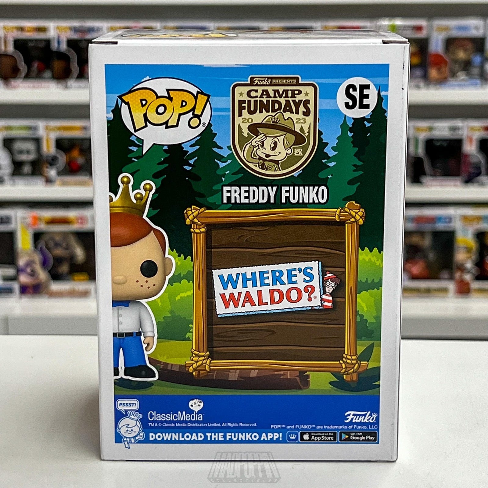 Freddy Funko as Waldo Funko Pop SE Camp Fundays 2023 Limited 850 PCS Vinyl
