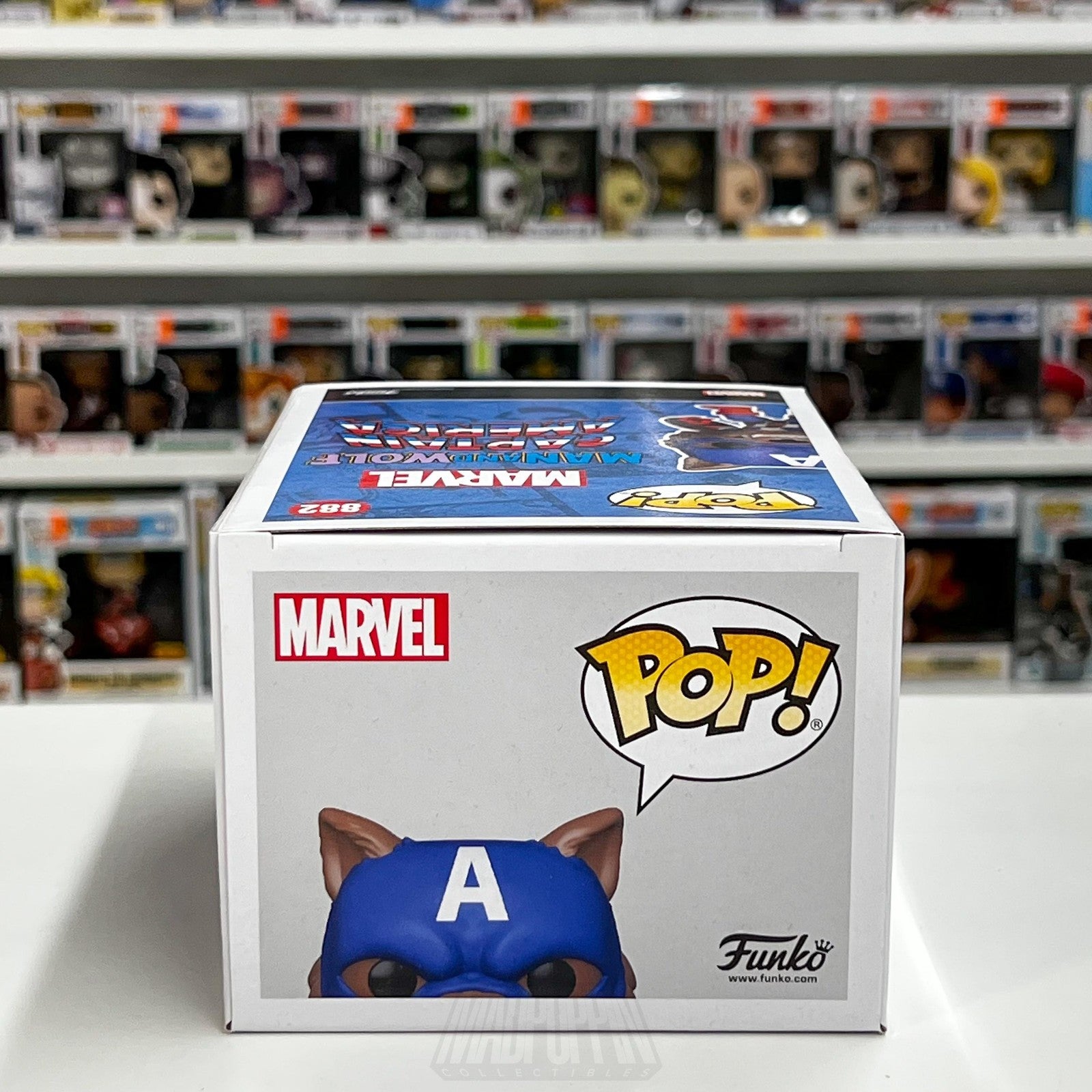 Funko Pop Marvel Capwolf #882 Year of the Shield Convention Limited Captain Toy