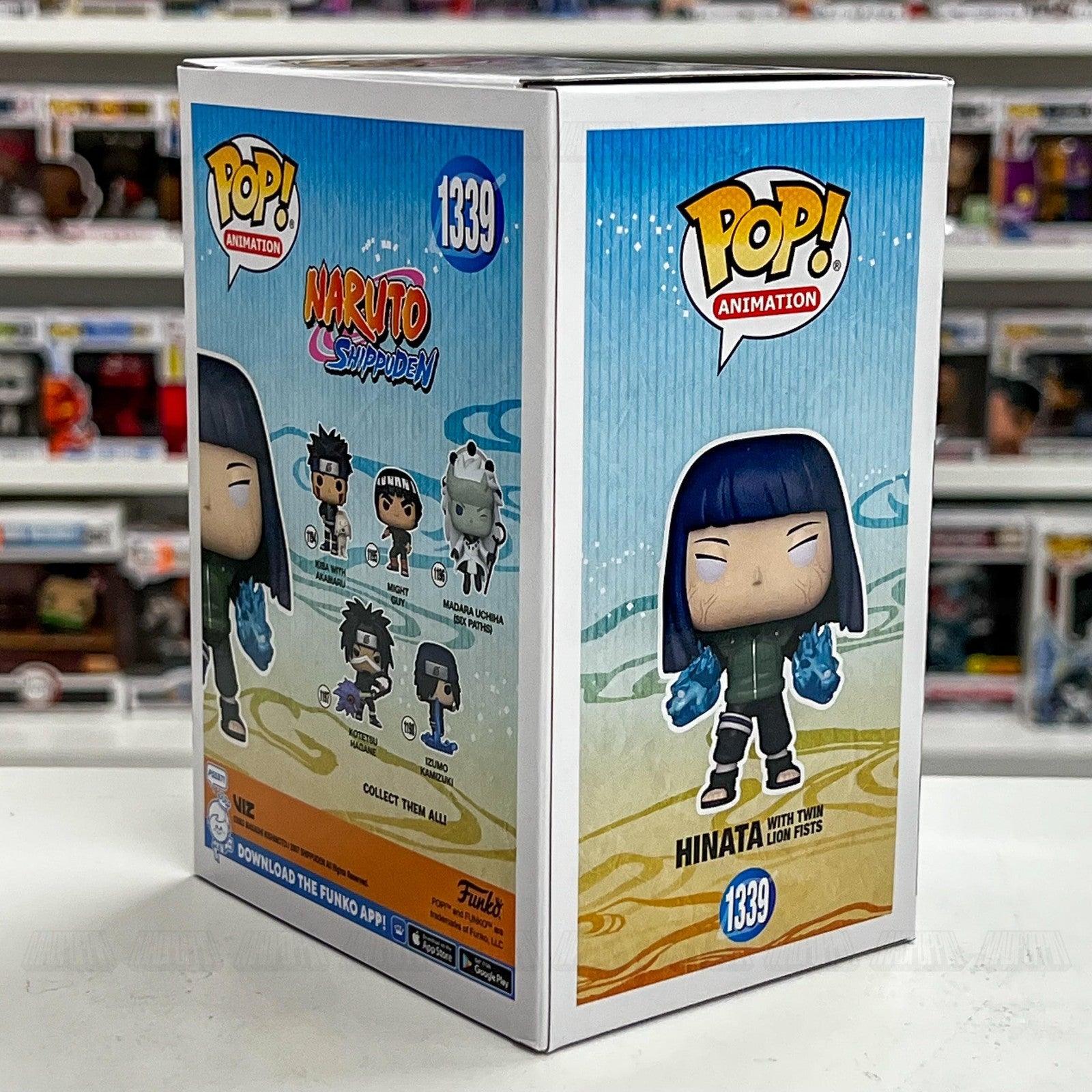Funko Pop Naruto Shippuden Hinata Twin Lion Fists 1339 EE Exclusive Figure New