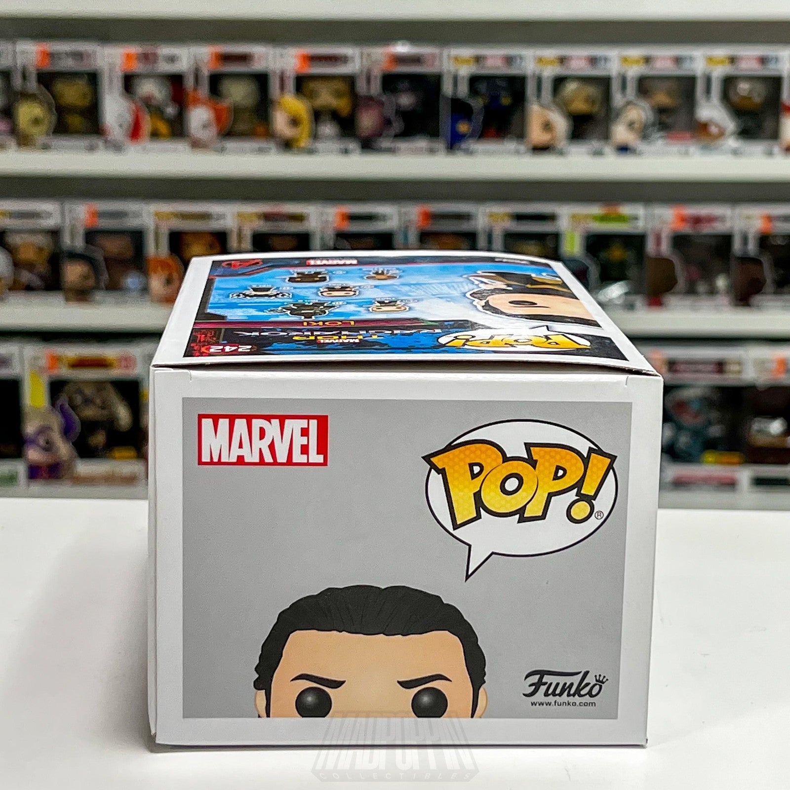 Funko Pop Marvel Thor Ragnarok Loki 242 Vinyl Bobble-Head Figure Box MCU Toy NIB