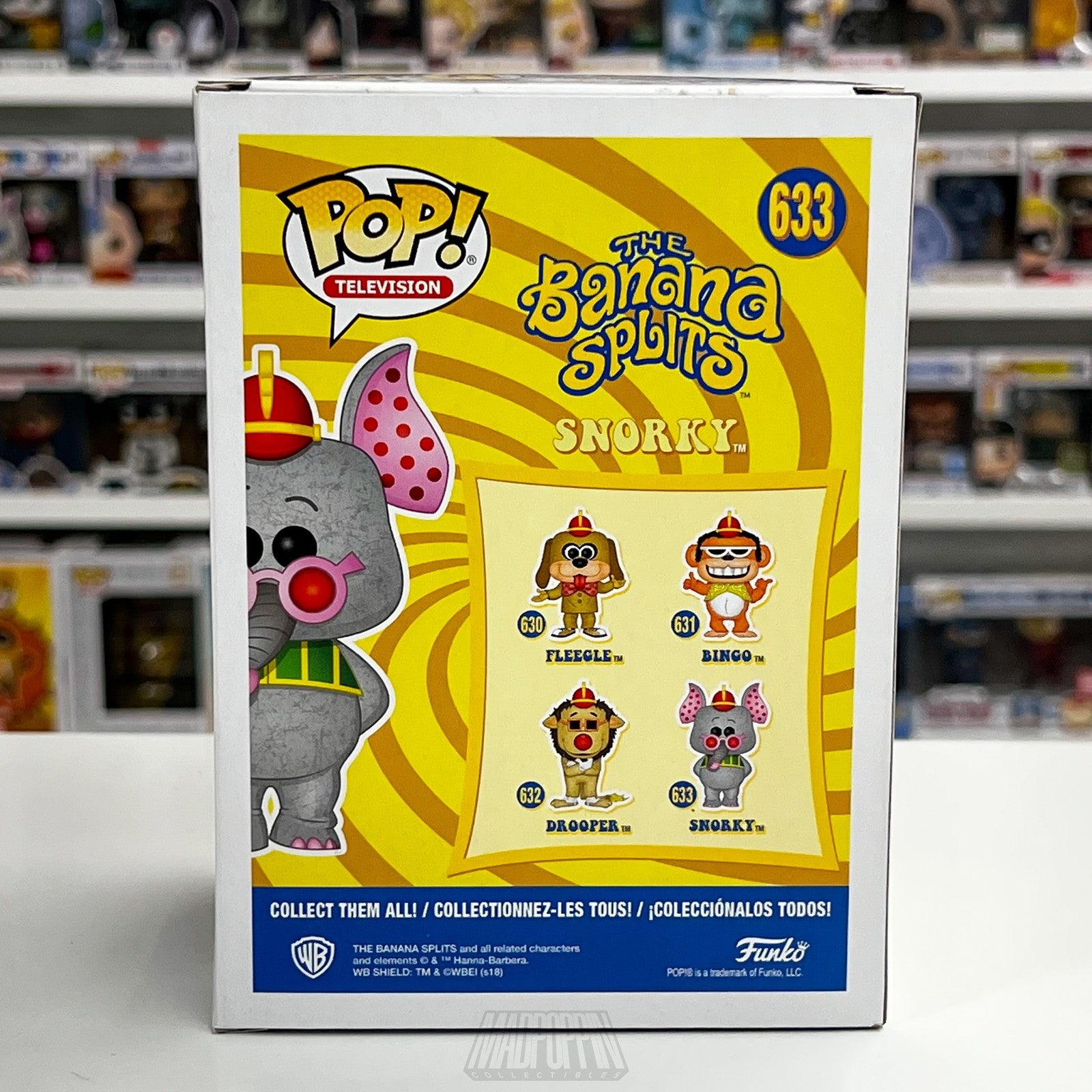 Funko Pop Snorky 633 The Banana Splits 2018 Summer Convention Limited Edition