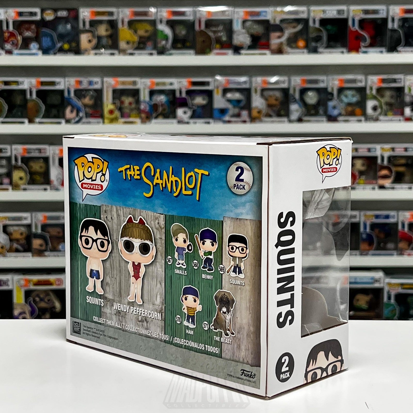 Funko Pop Movies The Sandlot Squints & Wendy Peffercorn Target 2 Pack Baseball