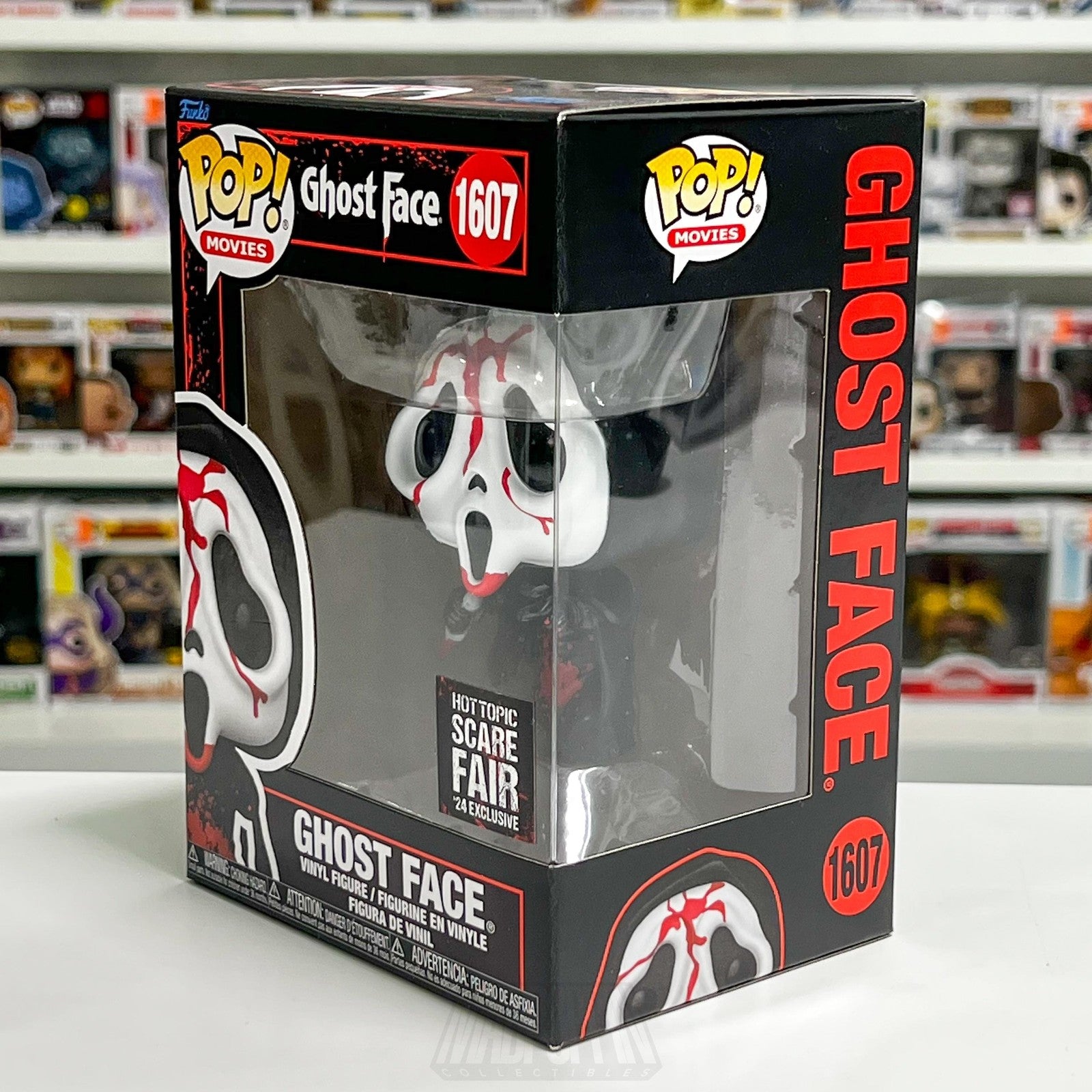Funko Pop Ghost Face Bloody Scream 1607 Hot Topic Scare Fair 24 Horror Movie