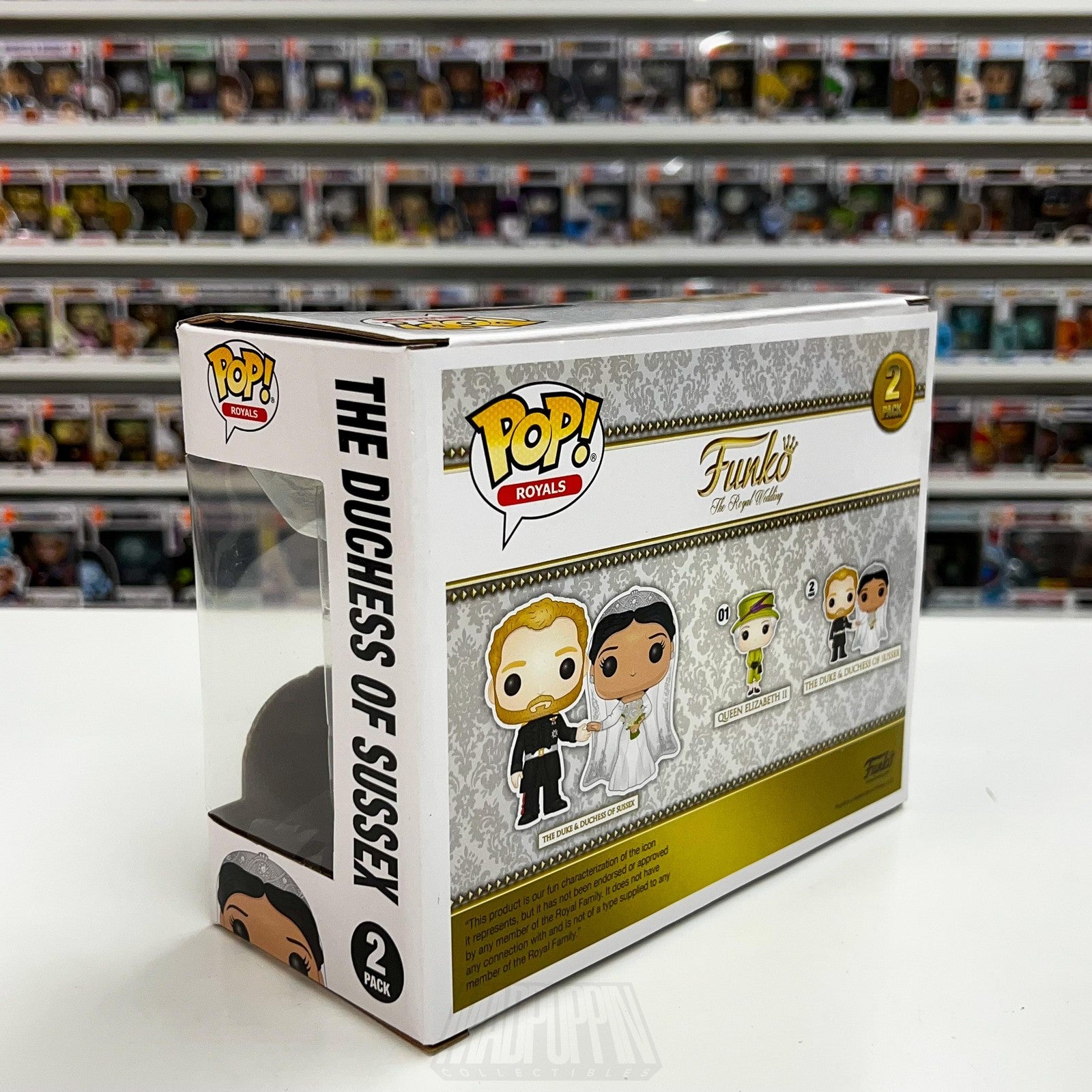 Funko Pop The Royal Wedding Duke & Duchess of Sussex Harry Megan 2 Pack Figures