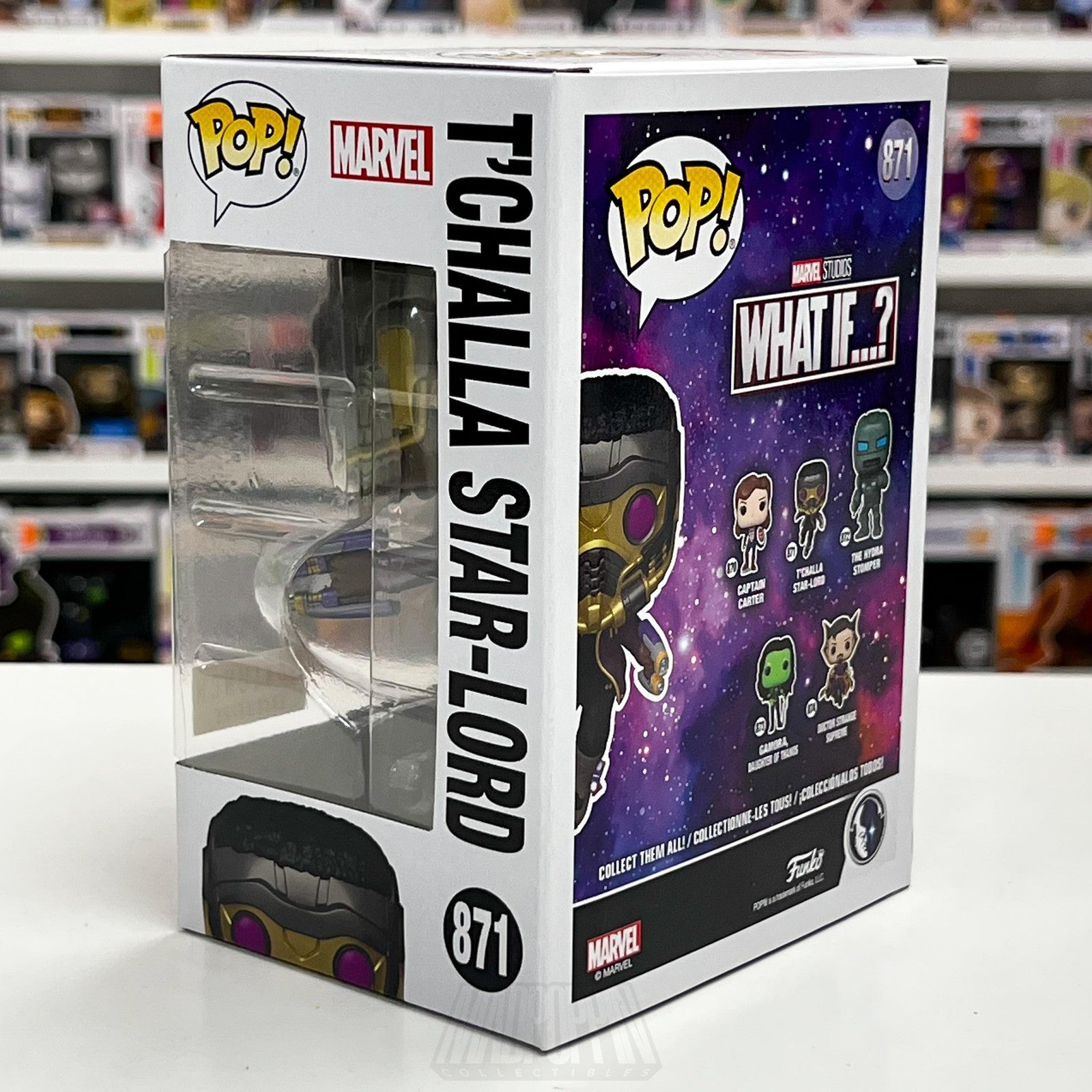 Funko Pop Marvel What If T'Challa Star-Lord #871 BoxLunch Exclusive Bobble-Head2