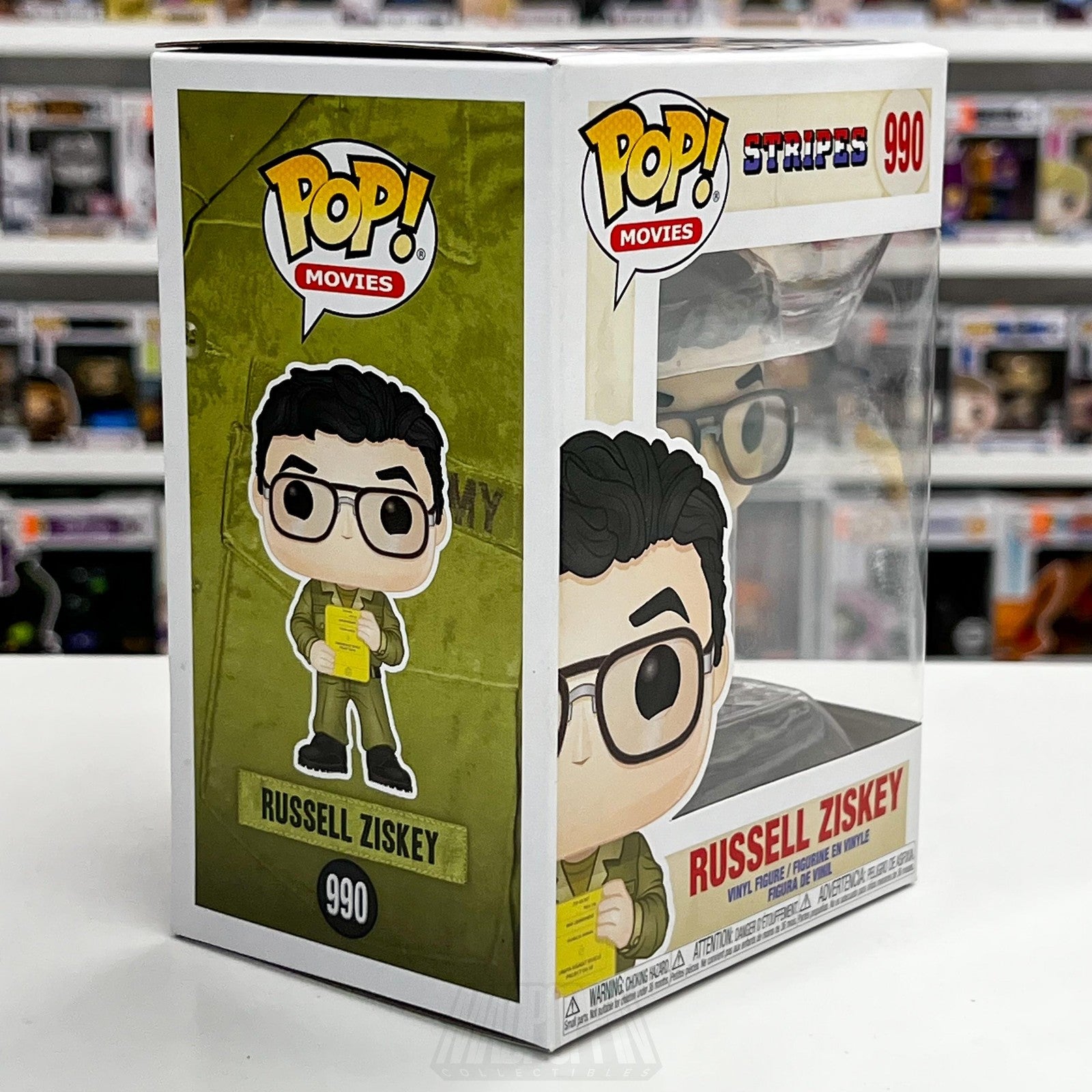 Funko Pop! Movies Stripes Russell Ziskey #990 Vinyl Figure 2020 with Window Box5