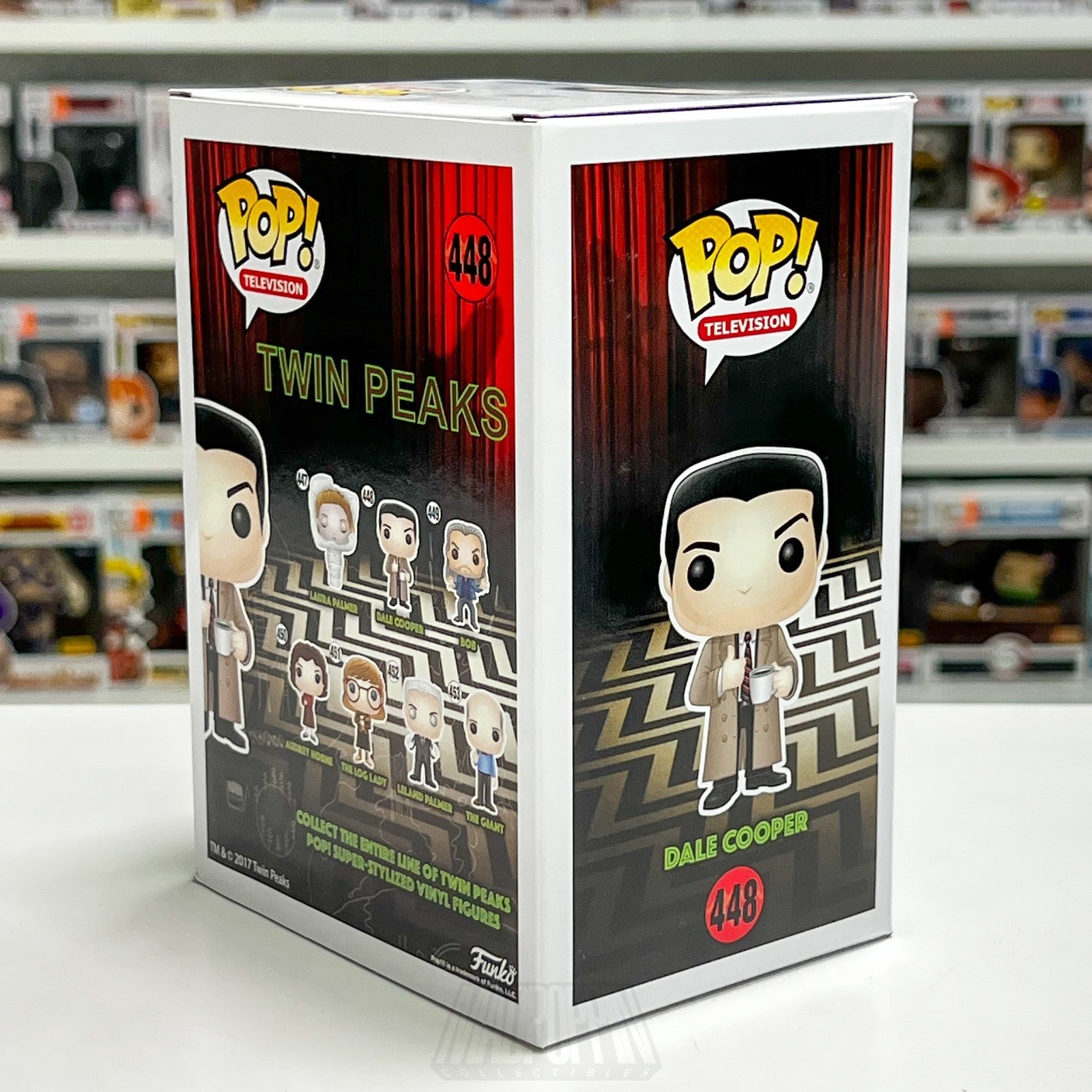 Funko Pop Television Twin Peaks Dale Cooper FBI Agent Vaulted 448 Coffee Mug ABC