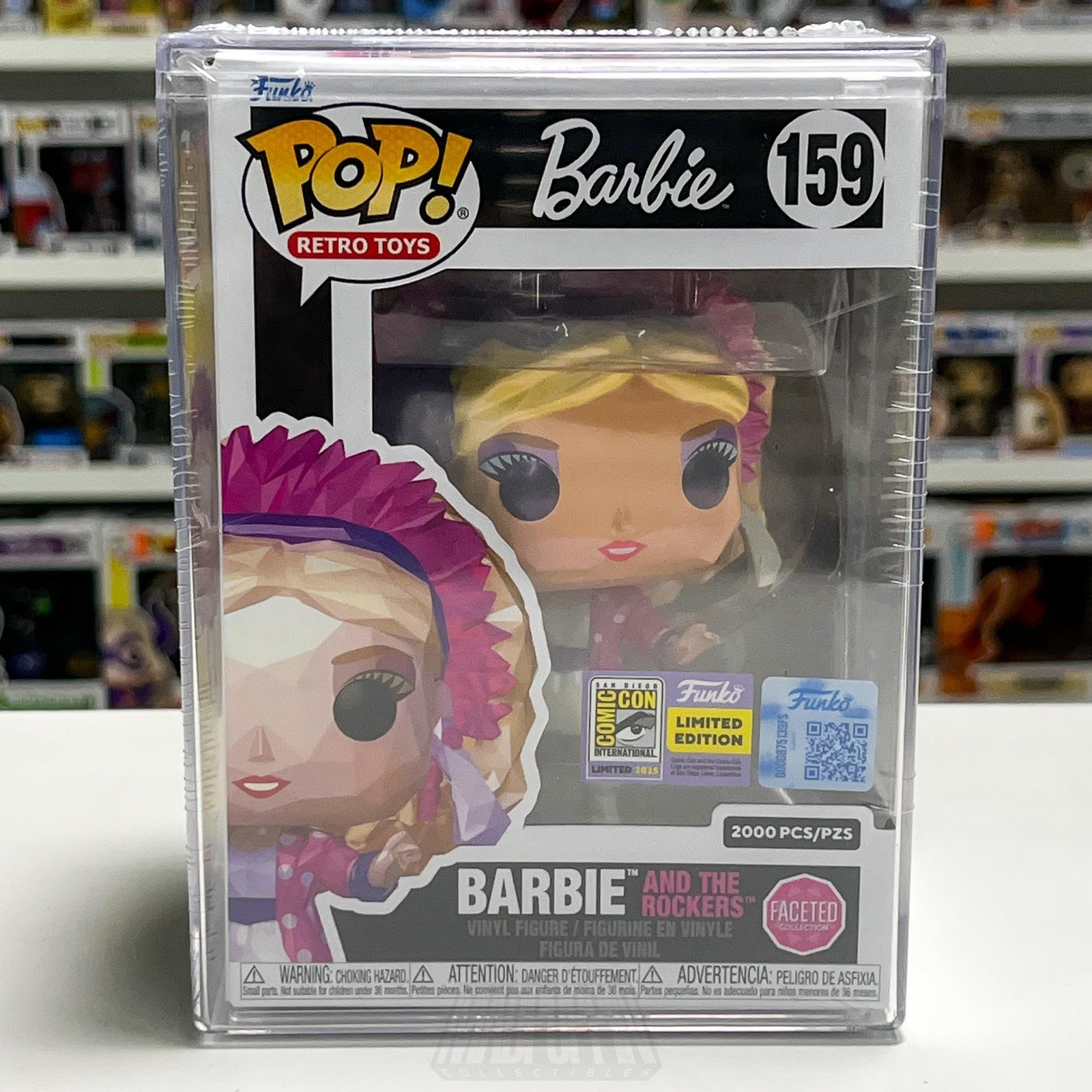 Funko Pop Retro Toys Barbie and the Rockers 159 Faceted SDCC 2023 LE 2000 Pcs