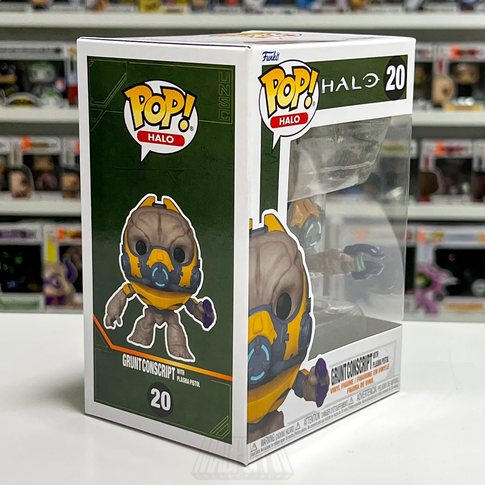 Funko Pop! Halo 20 Grunt Conscript Plasma Pistol Vinyl Figure Halo Infinite Toy