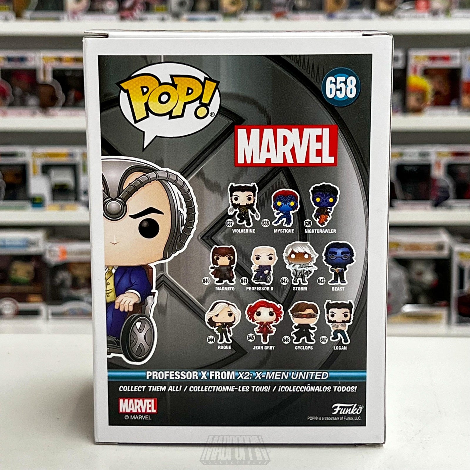 Funko Pop Marvel Professor X 658 Mutant X-Men United X2 Target Figure Toy NIB