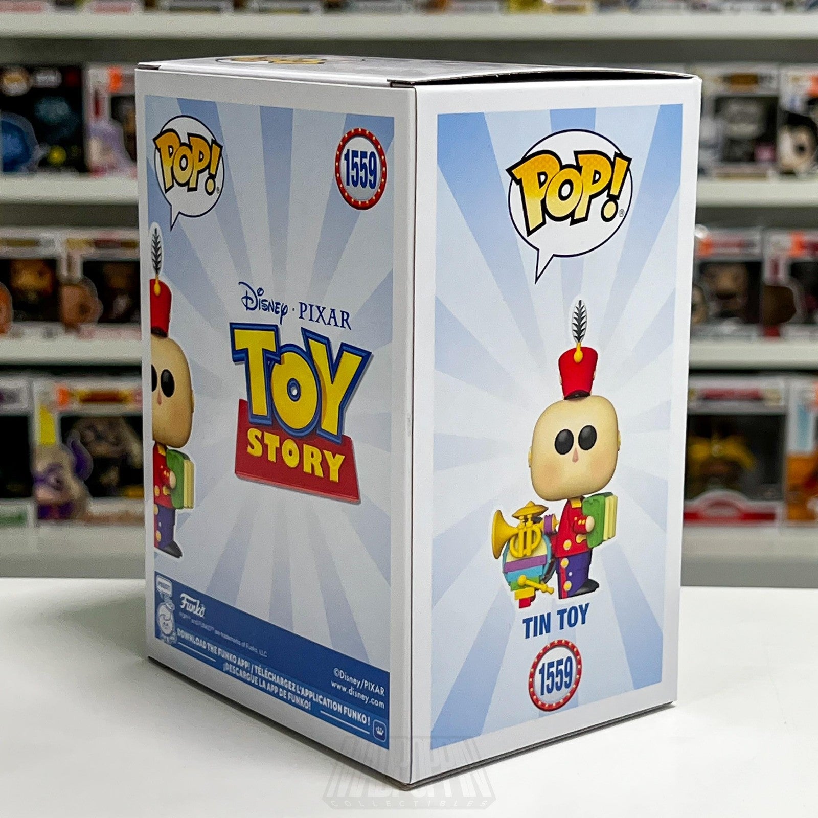 Funko Pop Toy Story Tin Toy 1559 Disney Pixar Limited 5000 PCS Exclusive Vinyl