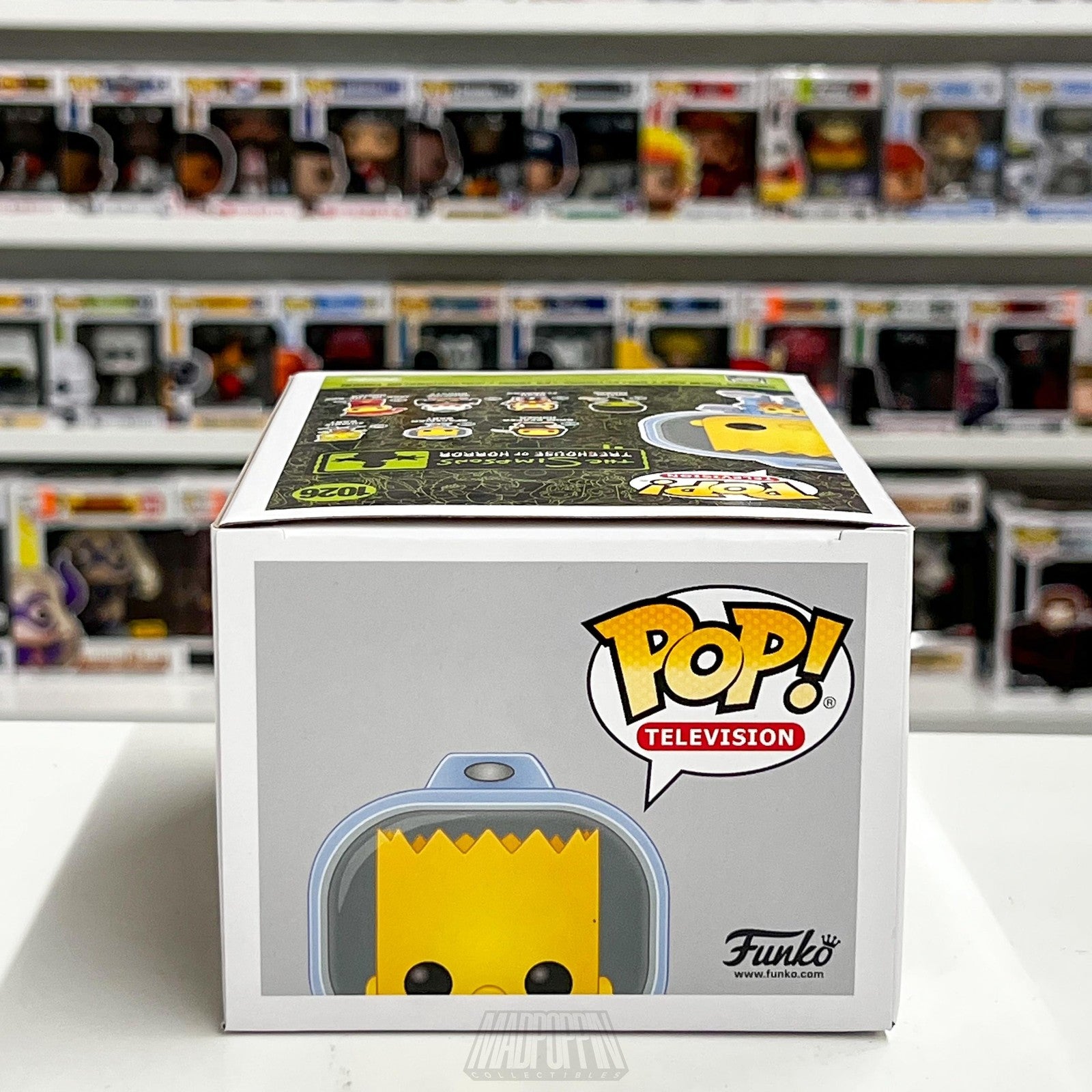 Funko Pop Spaceman Bart #1026 Simpsons Treehouse of Horror Vinyl Figure New 2020