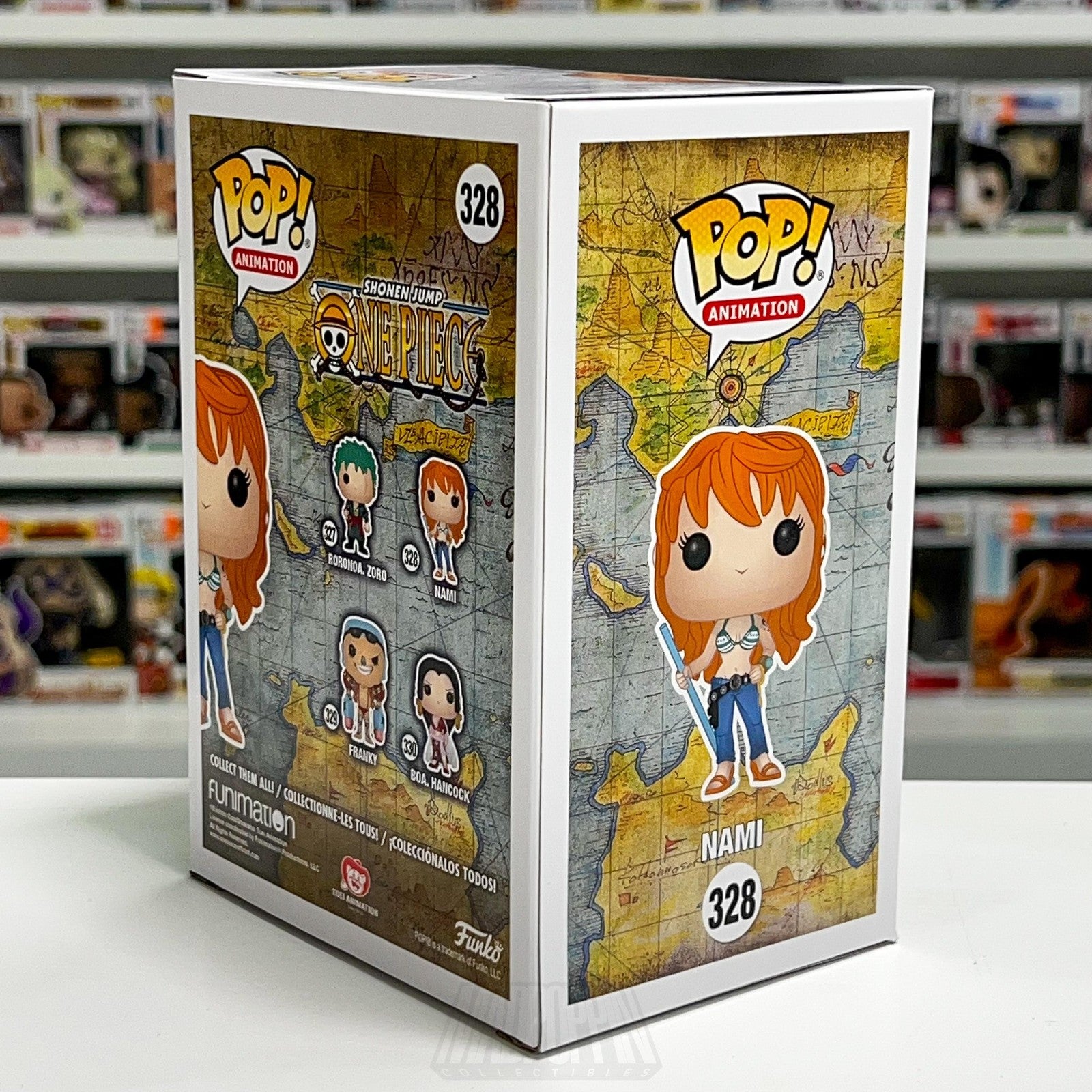 Funko Pop! Animation One Piece Nami #328 Vinyl Figure Anime Manga New in Box