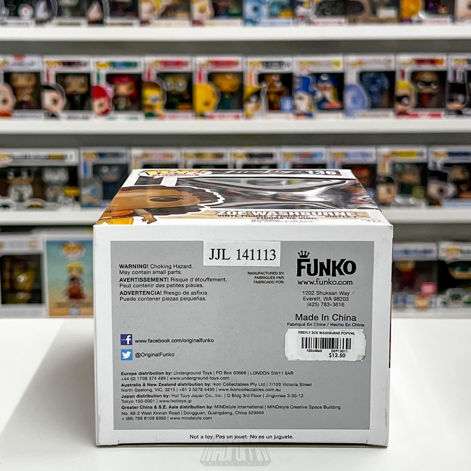 Funko Pop Zoë Washburne Firefly 136 Vinyl Figure TV Show Collectible Box Whedon