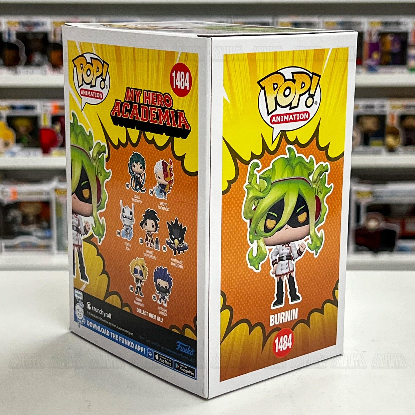 Funko Pop My Hero Academia Burnin FYE Exclusive 1484 Animation Vinyl Figure New