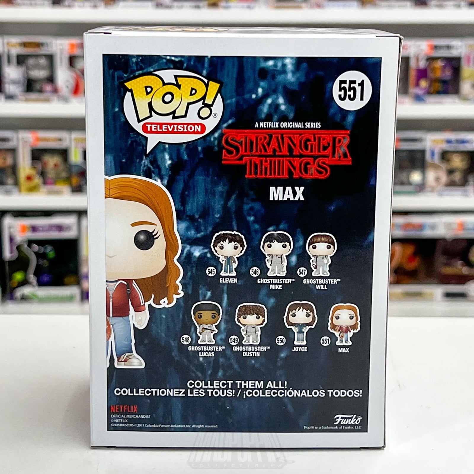 Funko Pop Television Stranger Things Max Mayfield 551 Vinyl Figure Horror Sci-Fi3